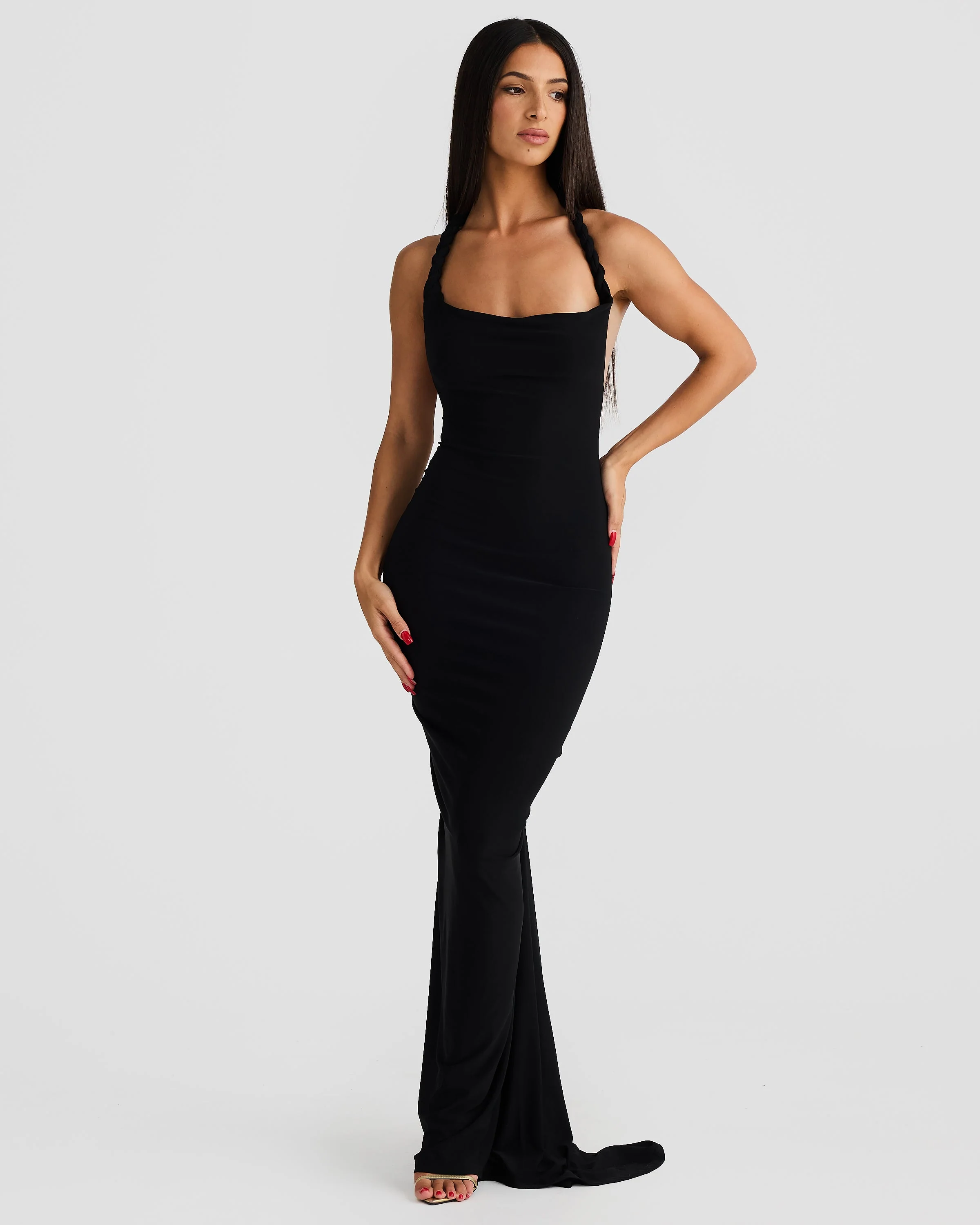 Maia Multi-Way Gown - Black - Image 5