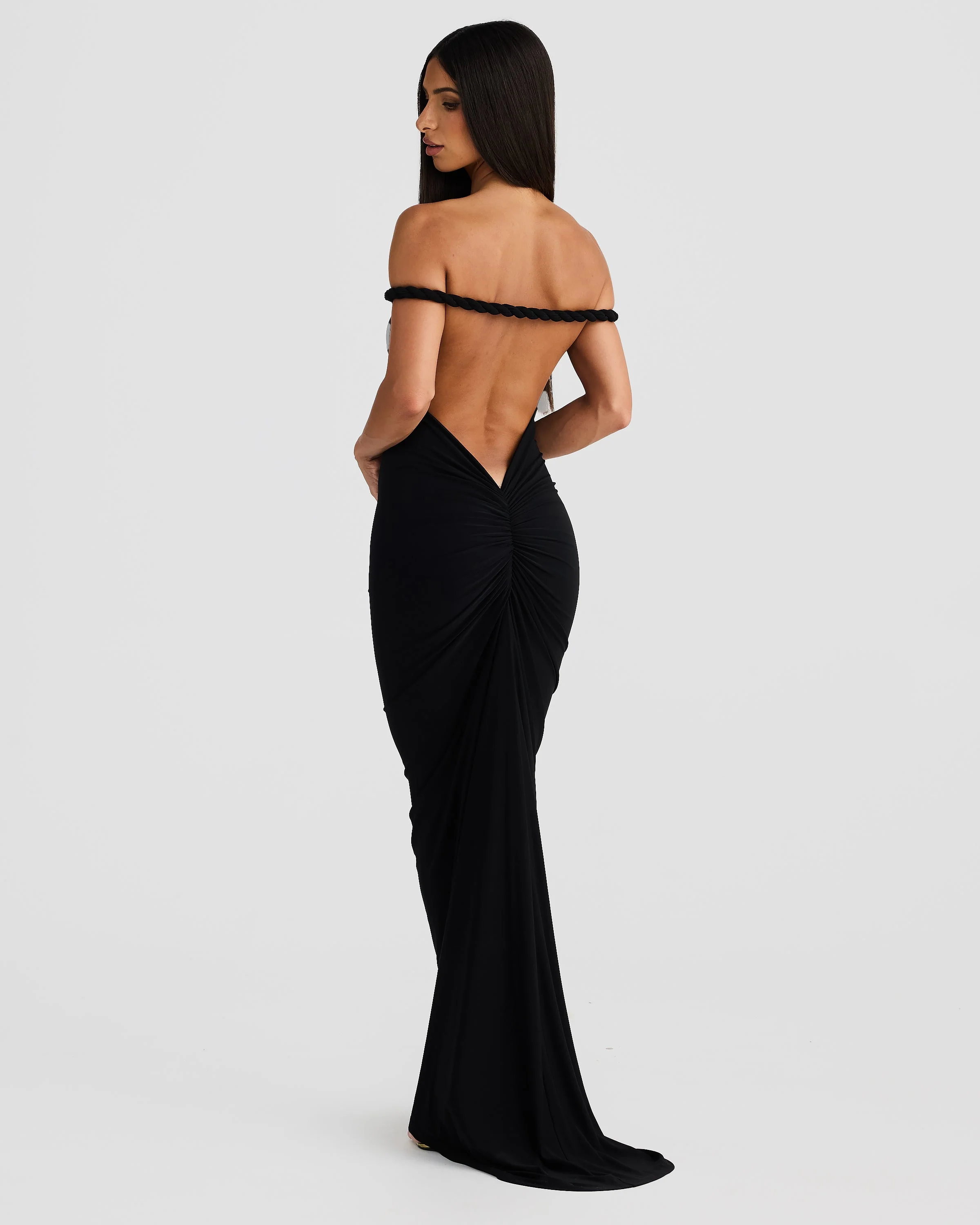 Maia Multi-Way Gown - Black - Image 6