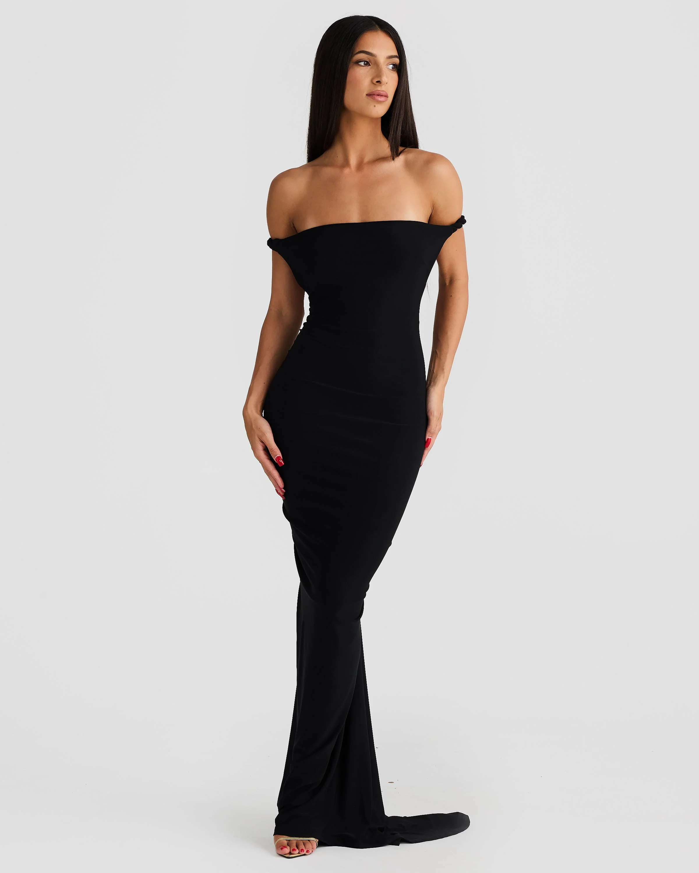 Maia Multi-Way Gown - Black - Image 8