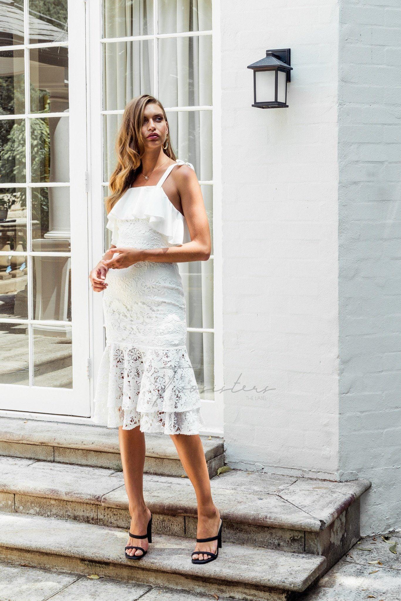 Mallory Dress - White - Image 4