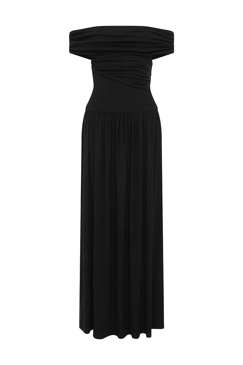 Manalla Maxi Dress - Black - Image 3