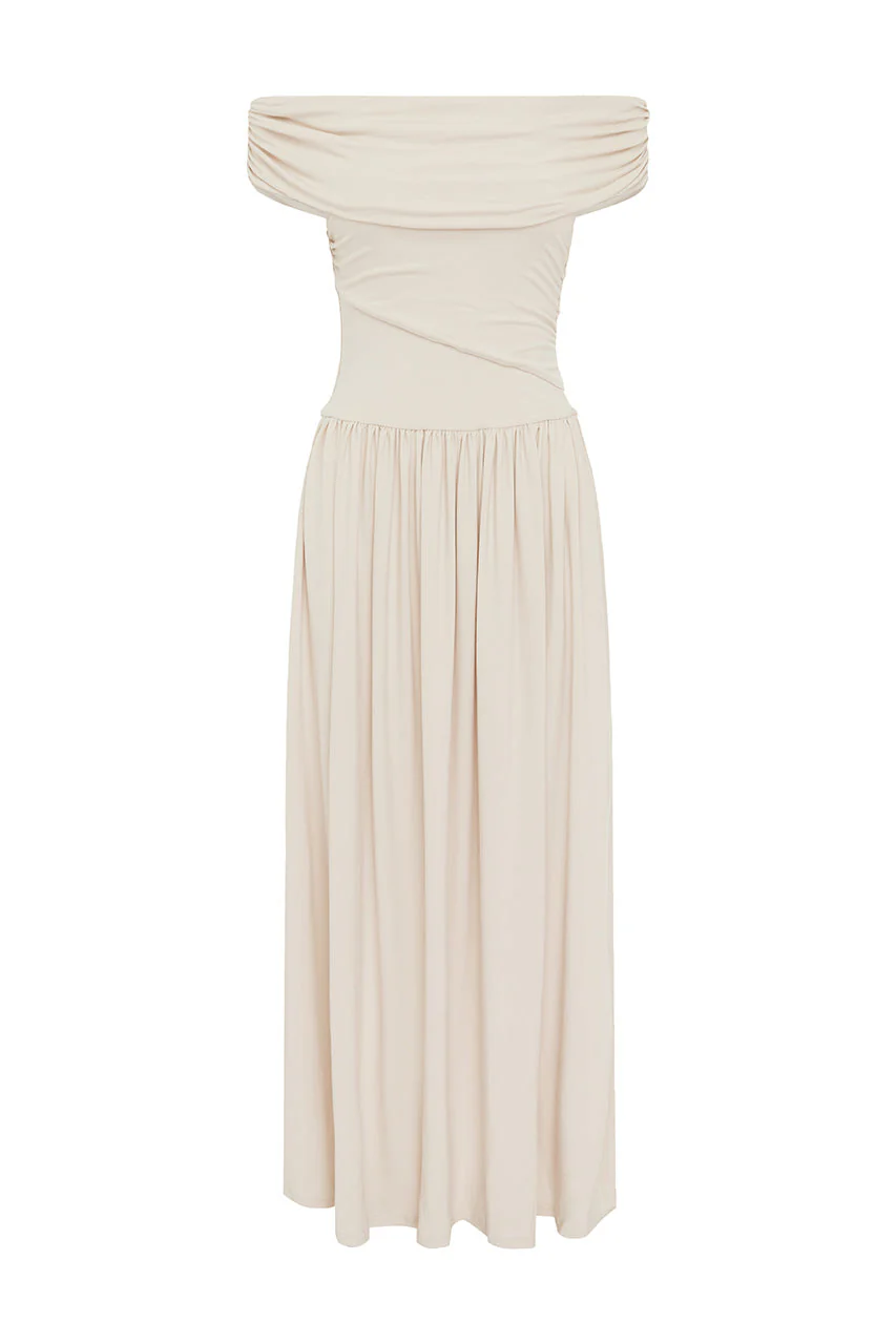 Manalla Maxi Dress - Stone - Image 4