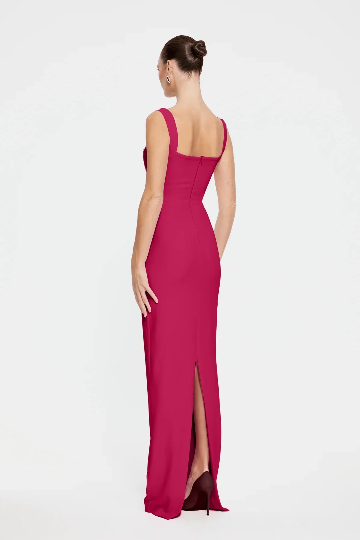 Marbella Gown - Raspberry - Image 2
