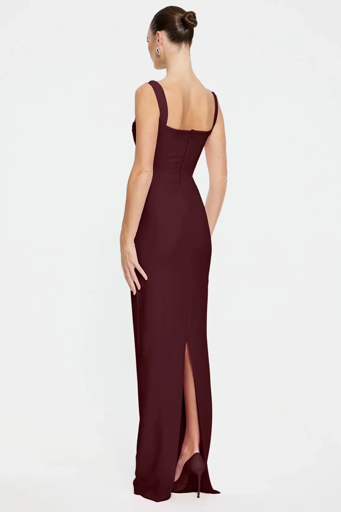 Marbella Gown - Wine - Image 2