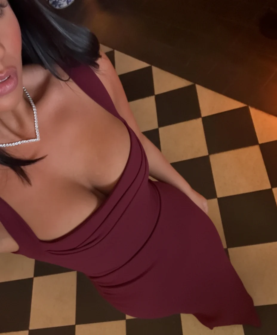 Marbella Gown - Wine - Image 3