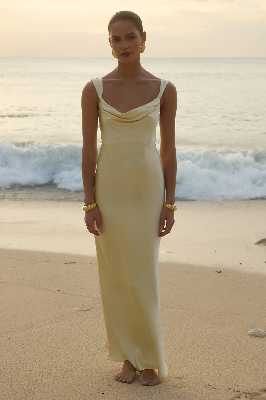 Margot Maxi Dress - Lemon