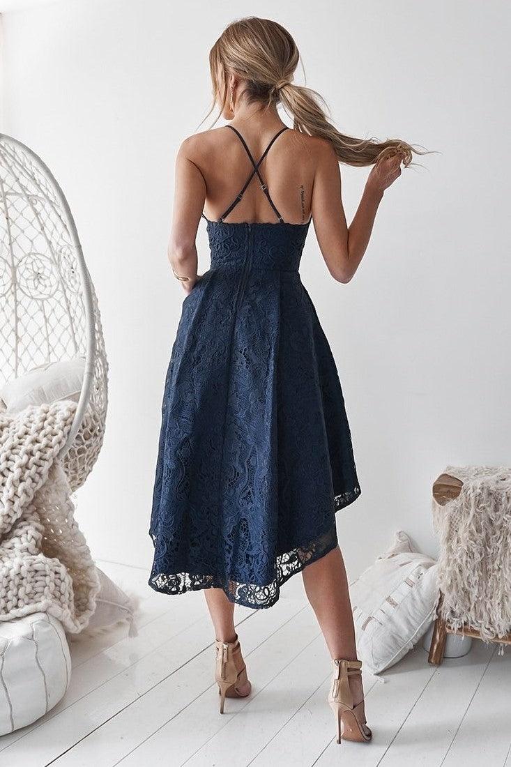 Marilyn Dress - Navy - Image 2