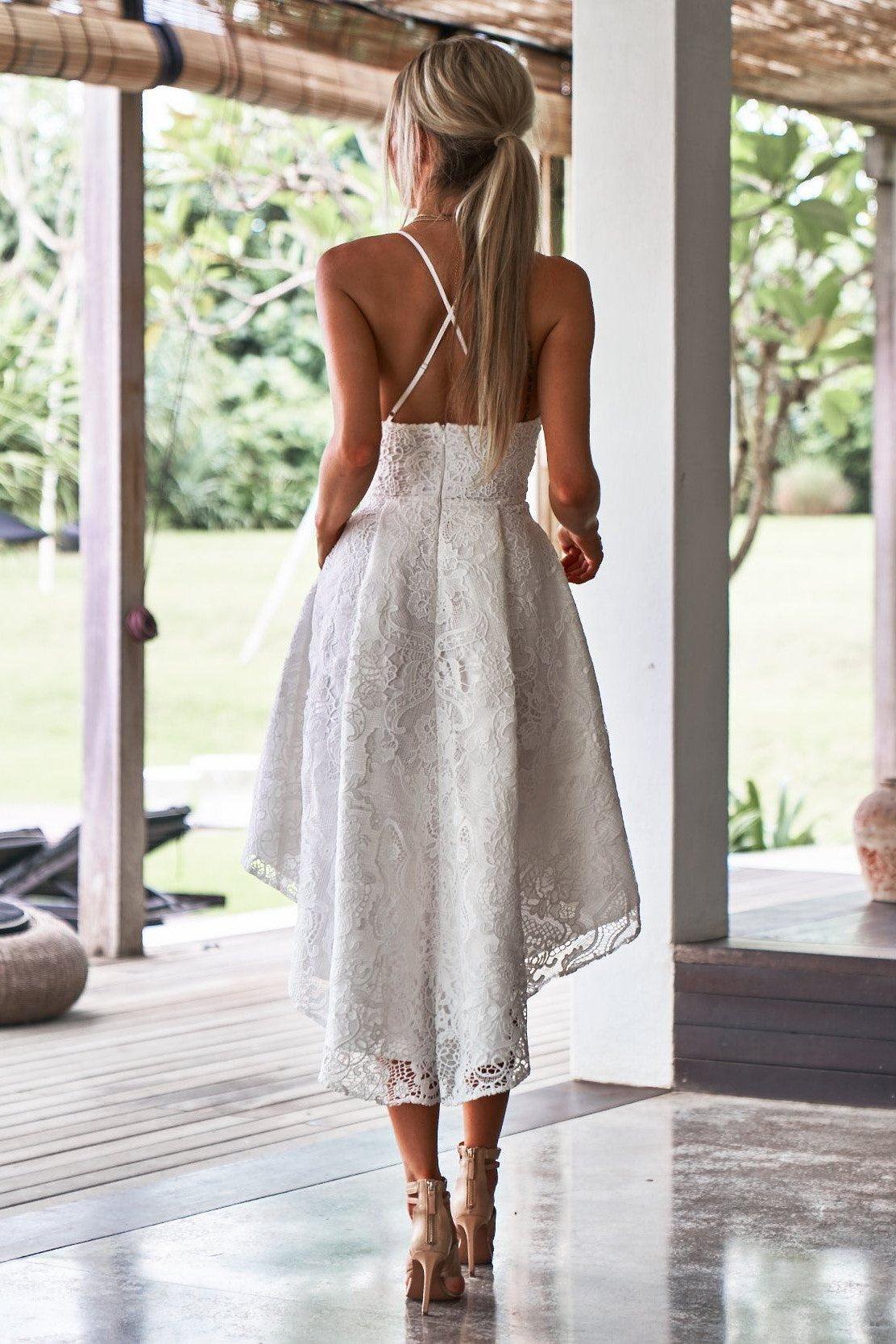 Marilyn Dress - White - Image 4