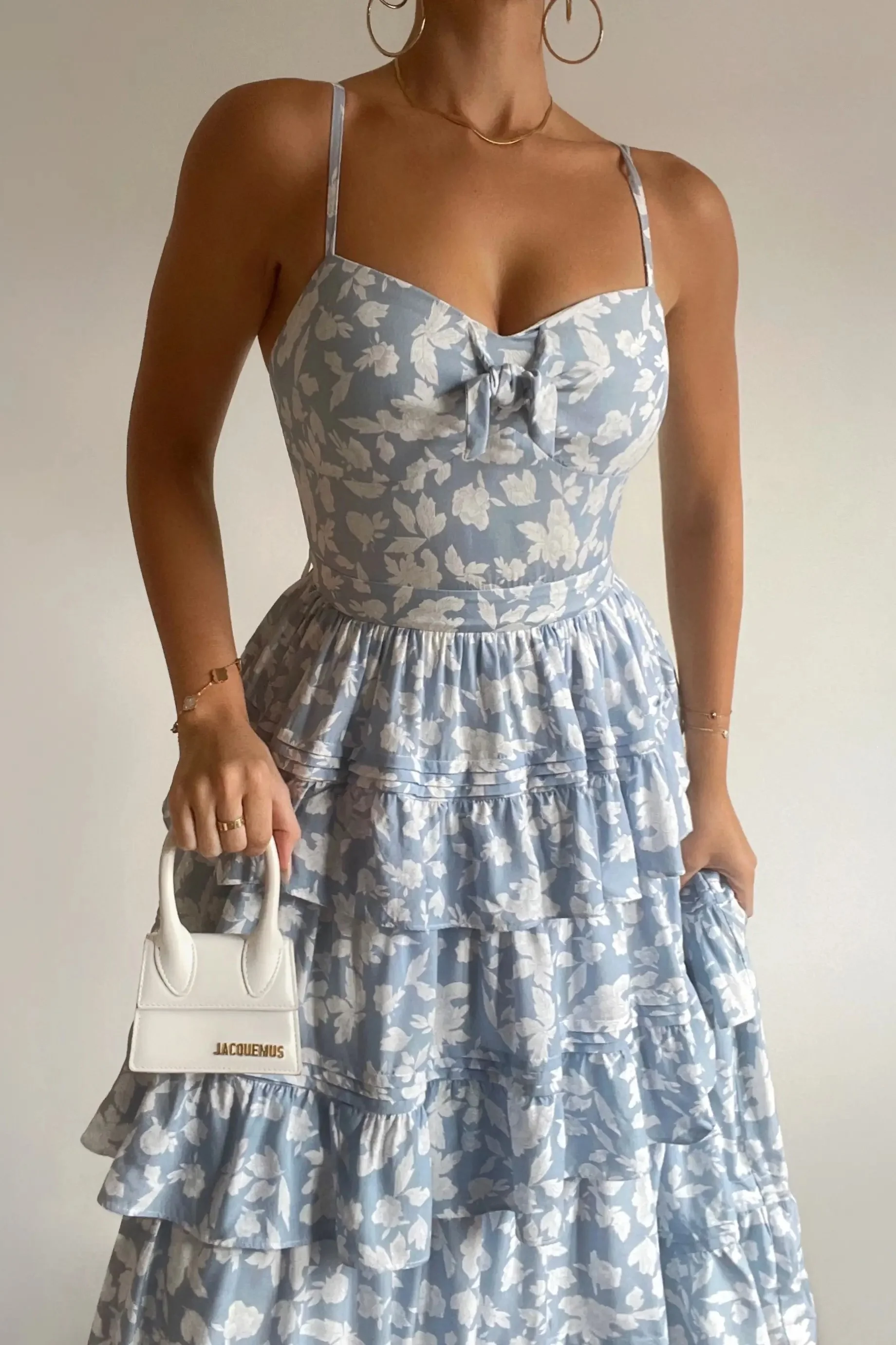 Martha Dress - Blue Floral - Image 7
