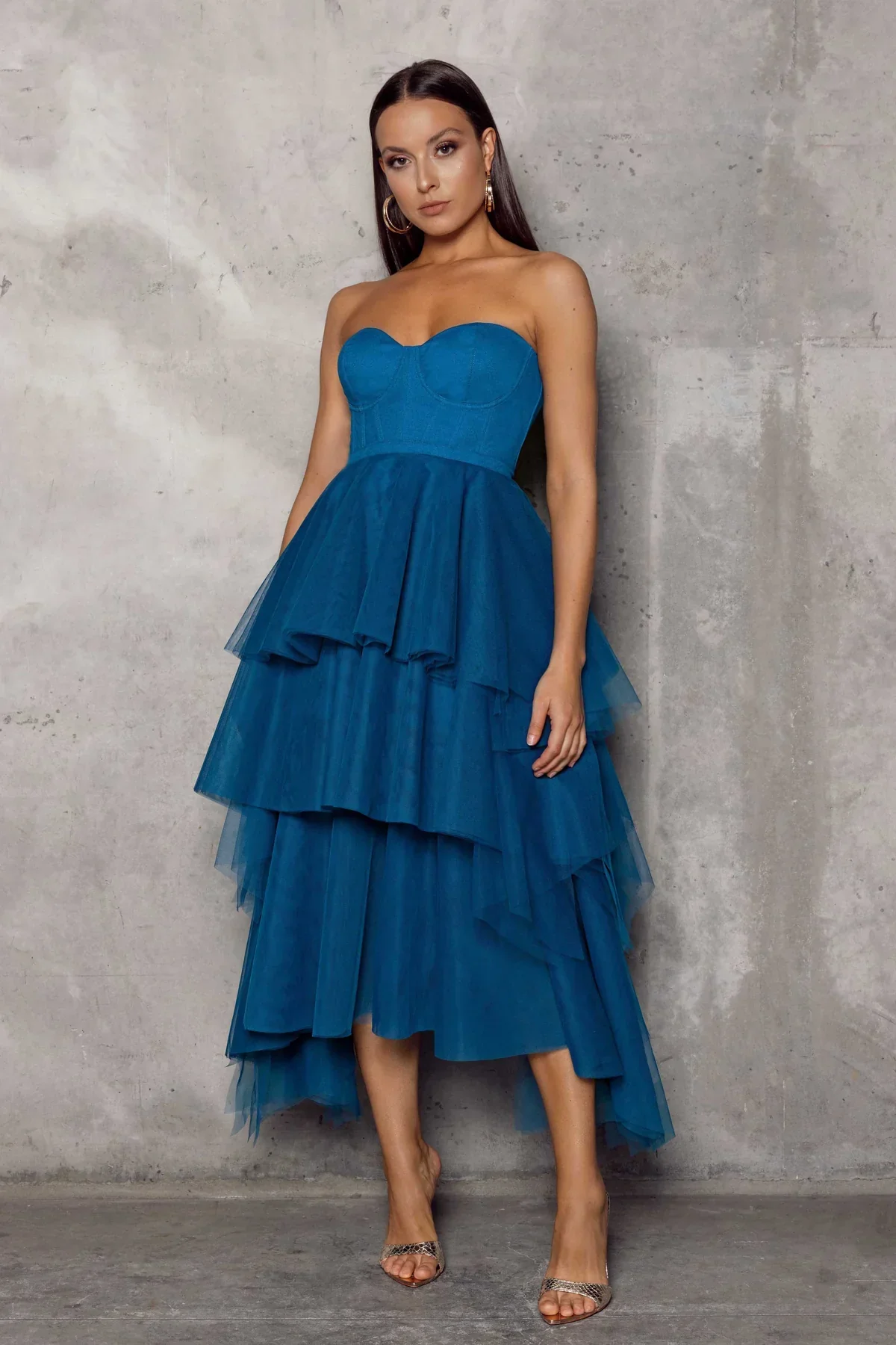 Mason Dress - Teal - Image 3