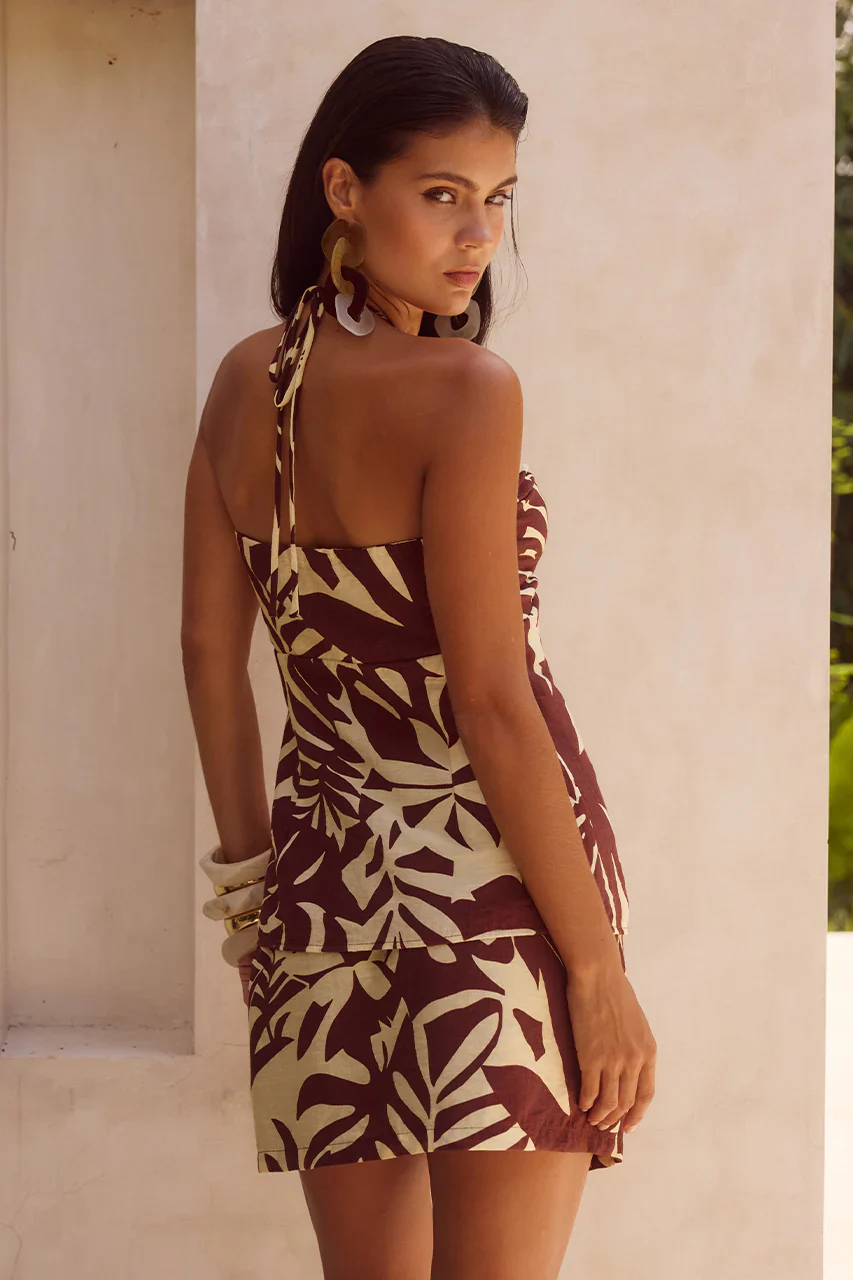 Matelo Mini Dress - Matelo Print - Image 2