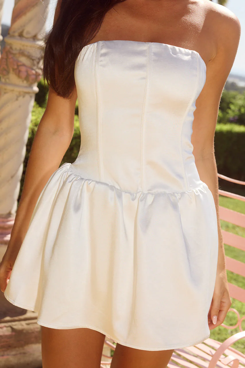 Matiya Mini Dress - White - Image 4