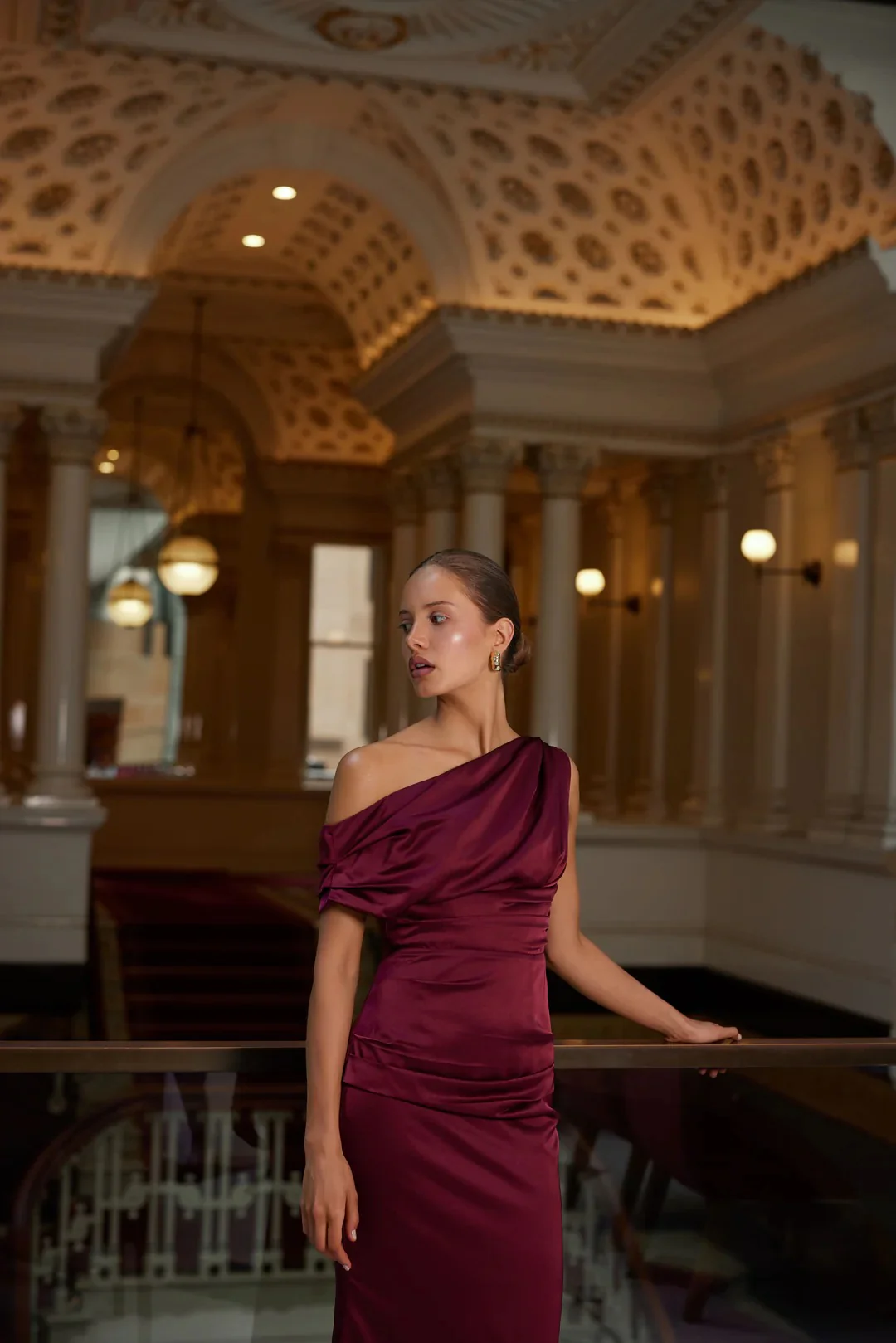 Maximus Dress - Wine - Image 4