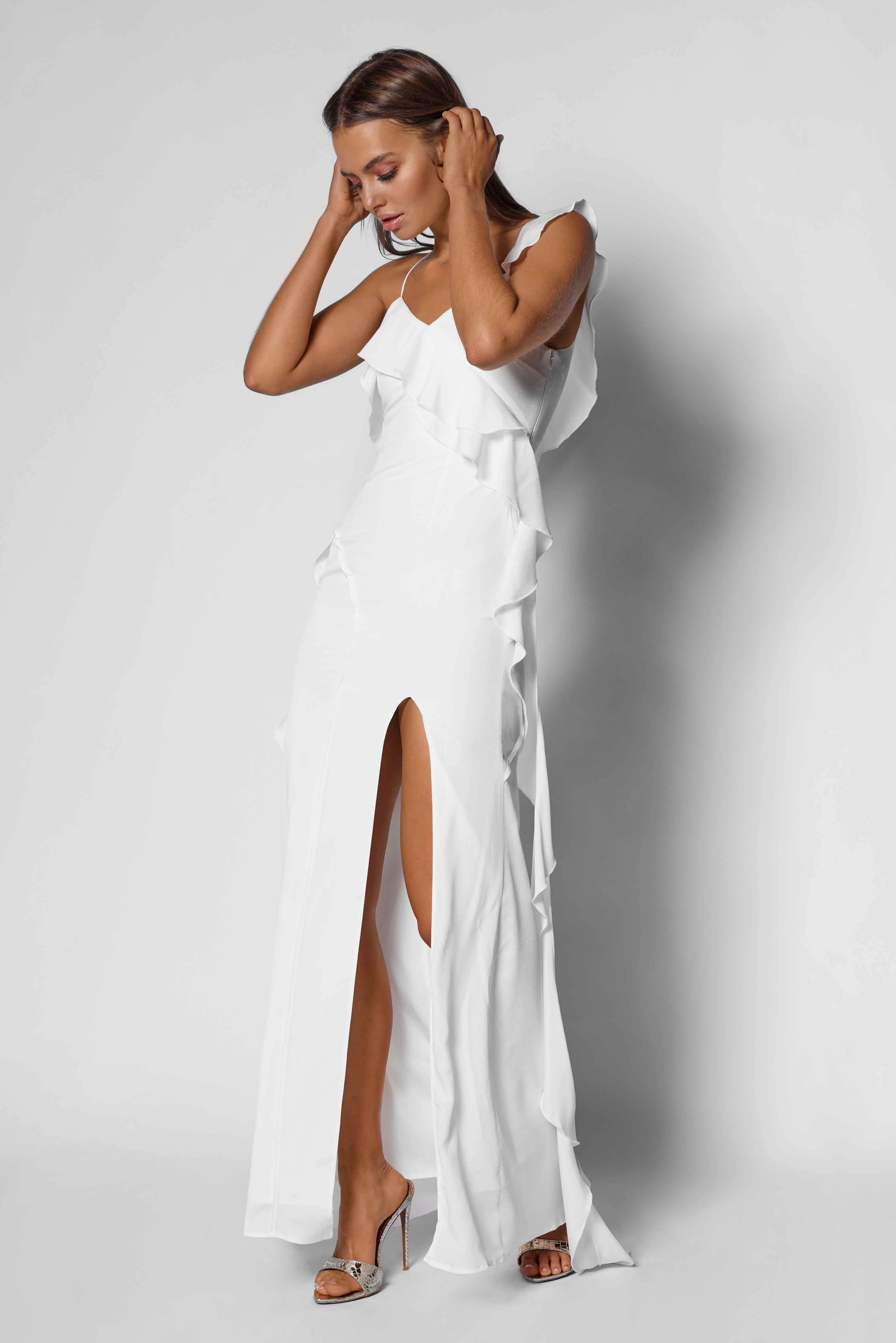 Meagan Dress - White - Image 4