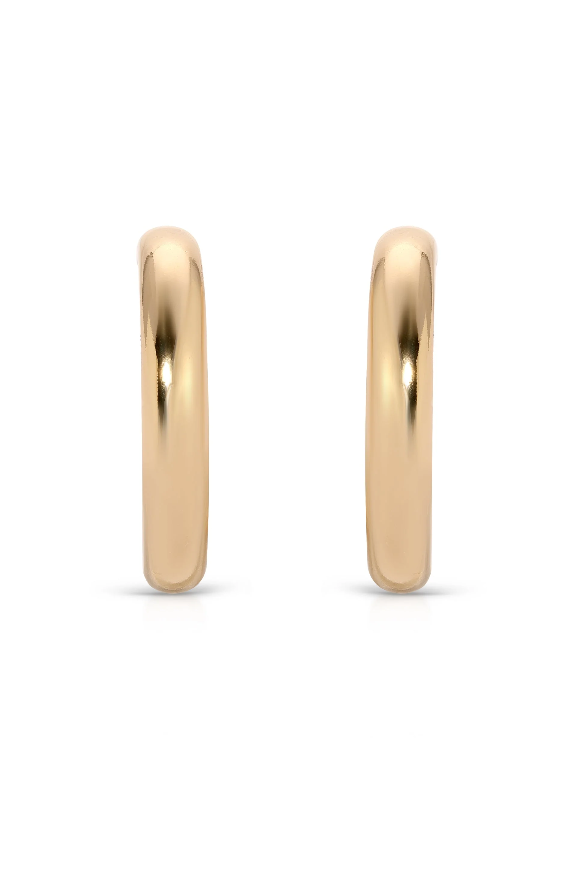 Medium Classic Hoop Earrings - Image 2