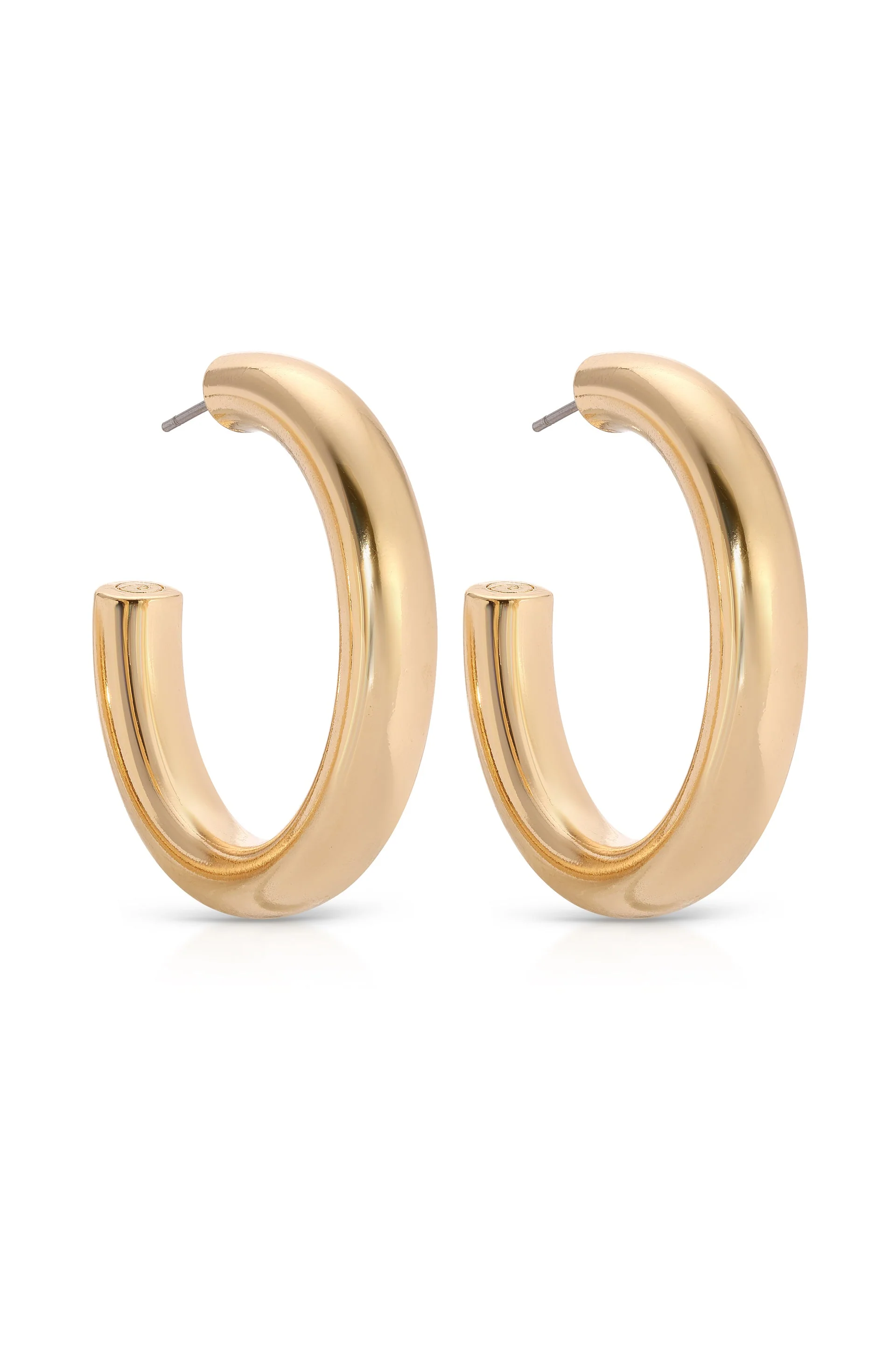 Medium Classic Hoop Earrings - Image 3