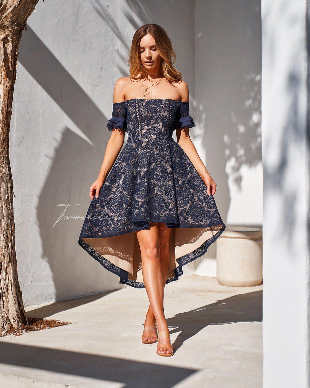 Megan Dress - Navy - Image 2