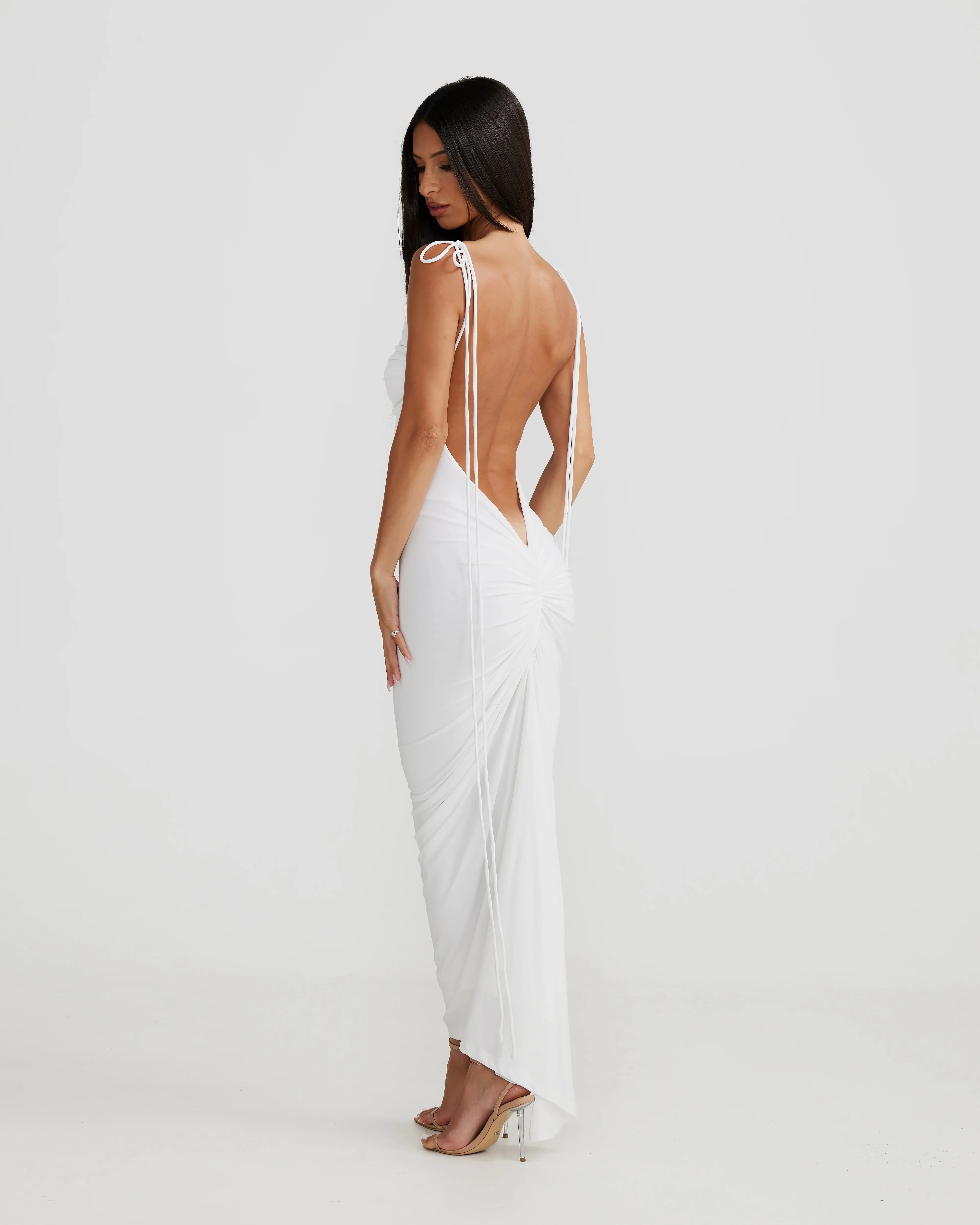 Olivia Dress - White - Image 6