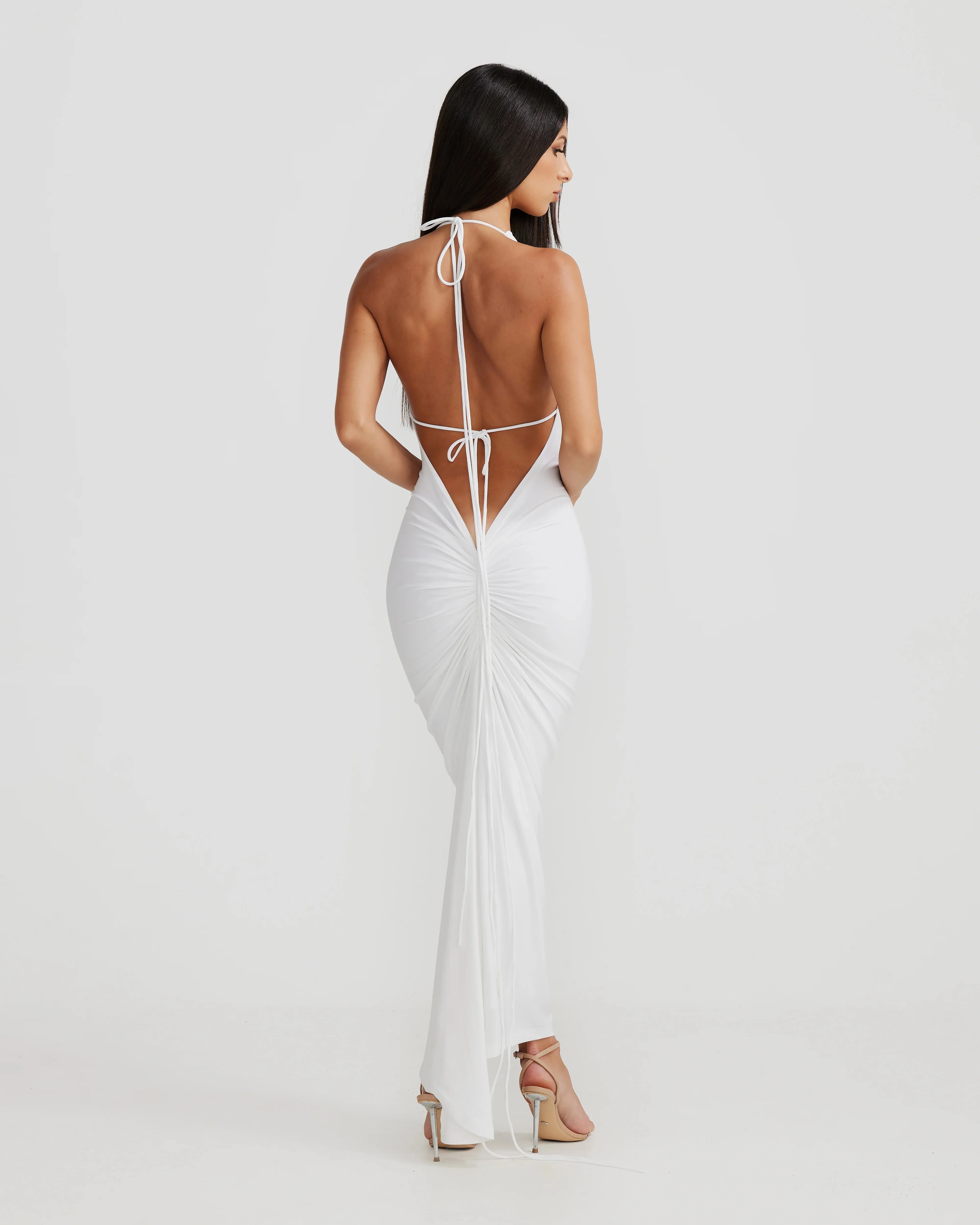 Olivia Dress - White - Image 7