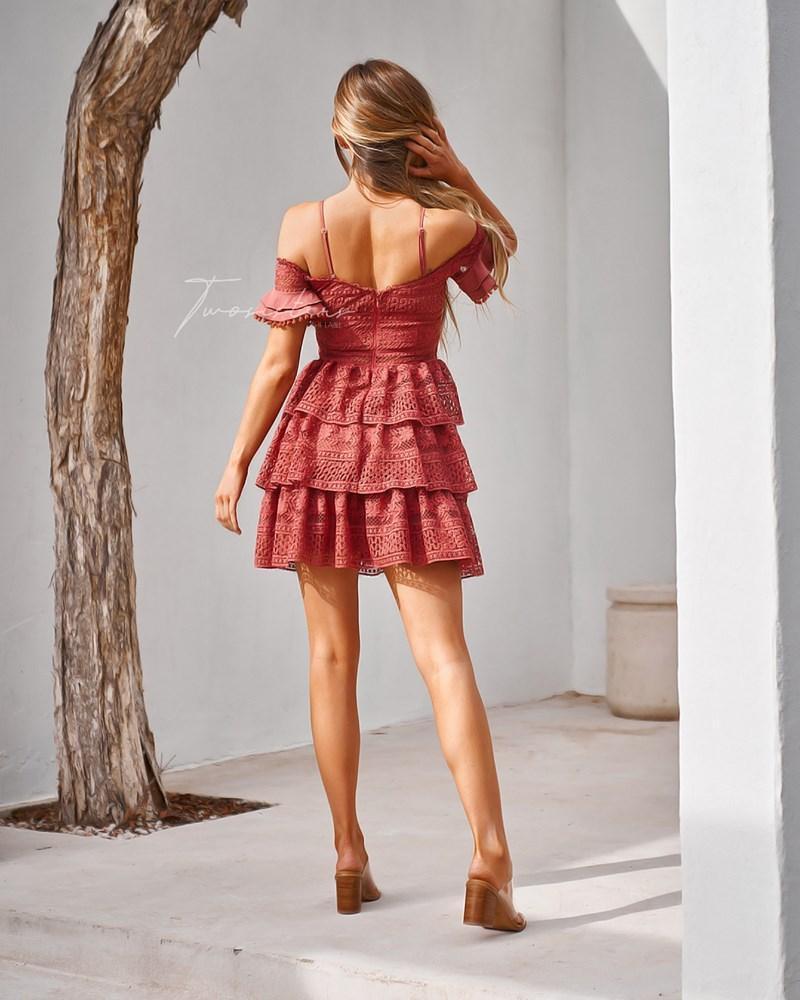 Melinda Dress - Mauve - Image 2
