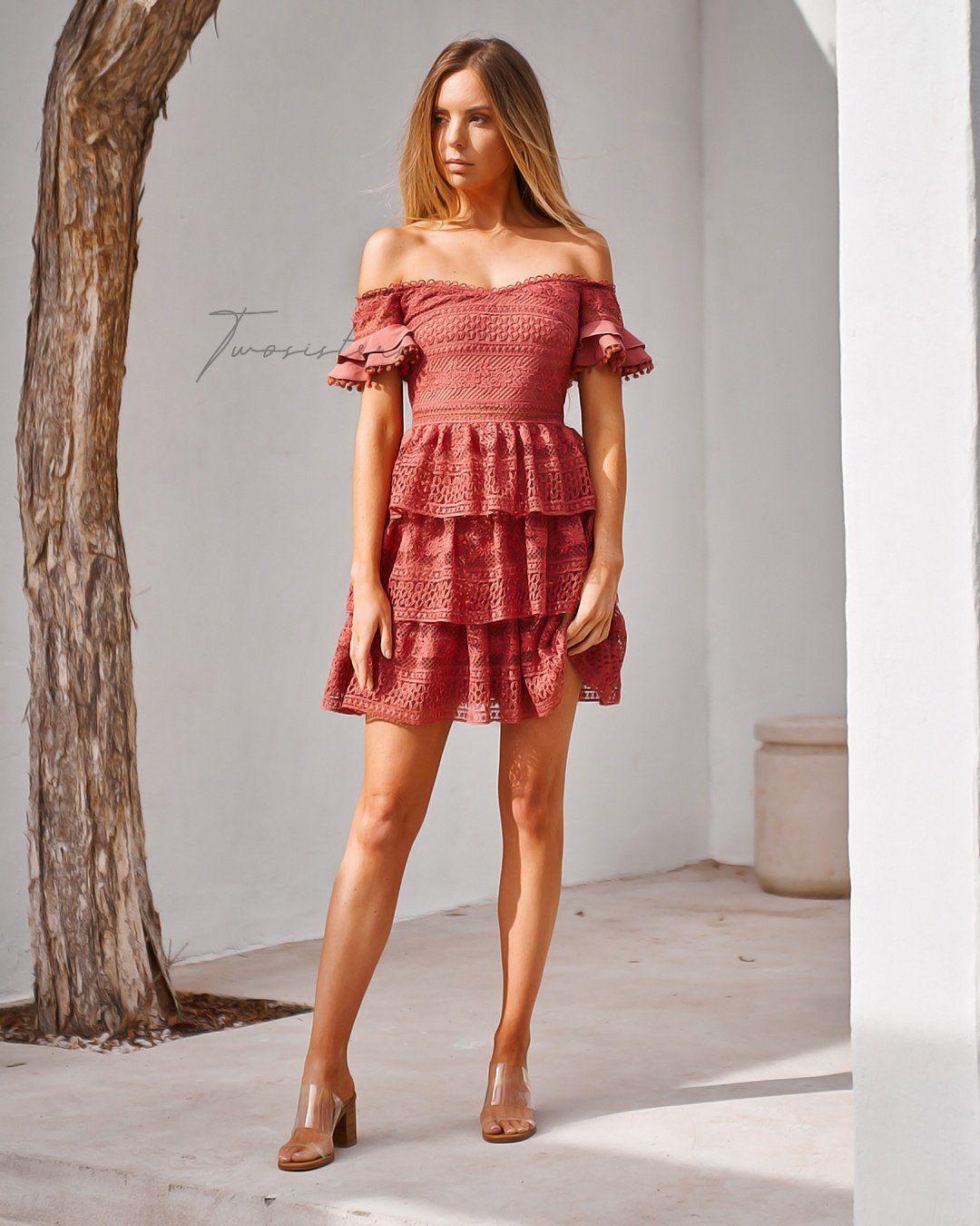 Melinda Dress - Mauve - Image 3