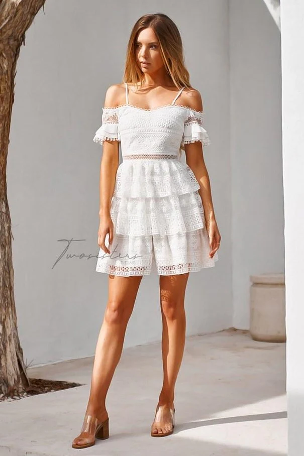 Melinda Dress - White - Image 2