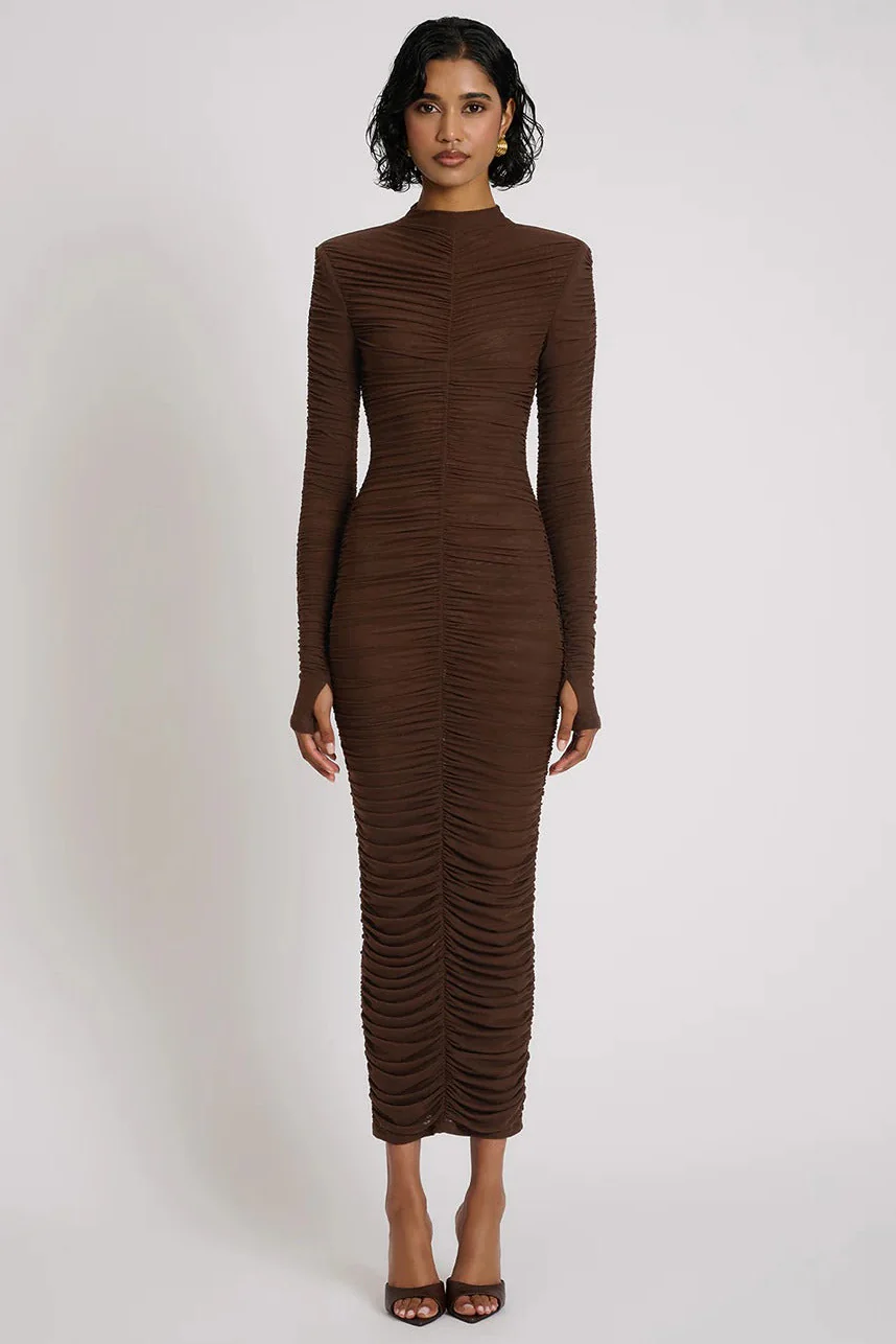 Melissa Dress - Chocolate