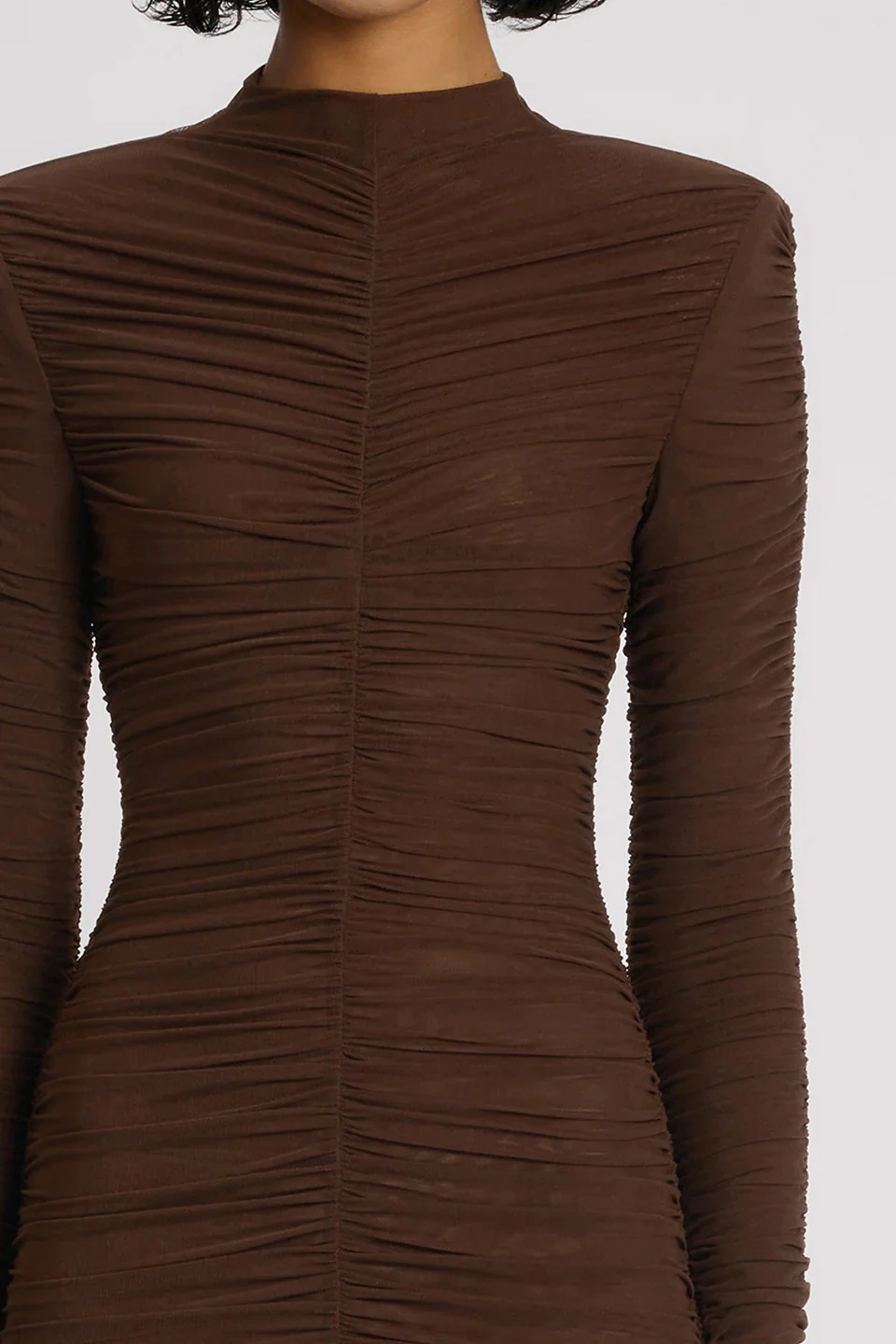 Melissa Dress - Chocolate - Image 6