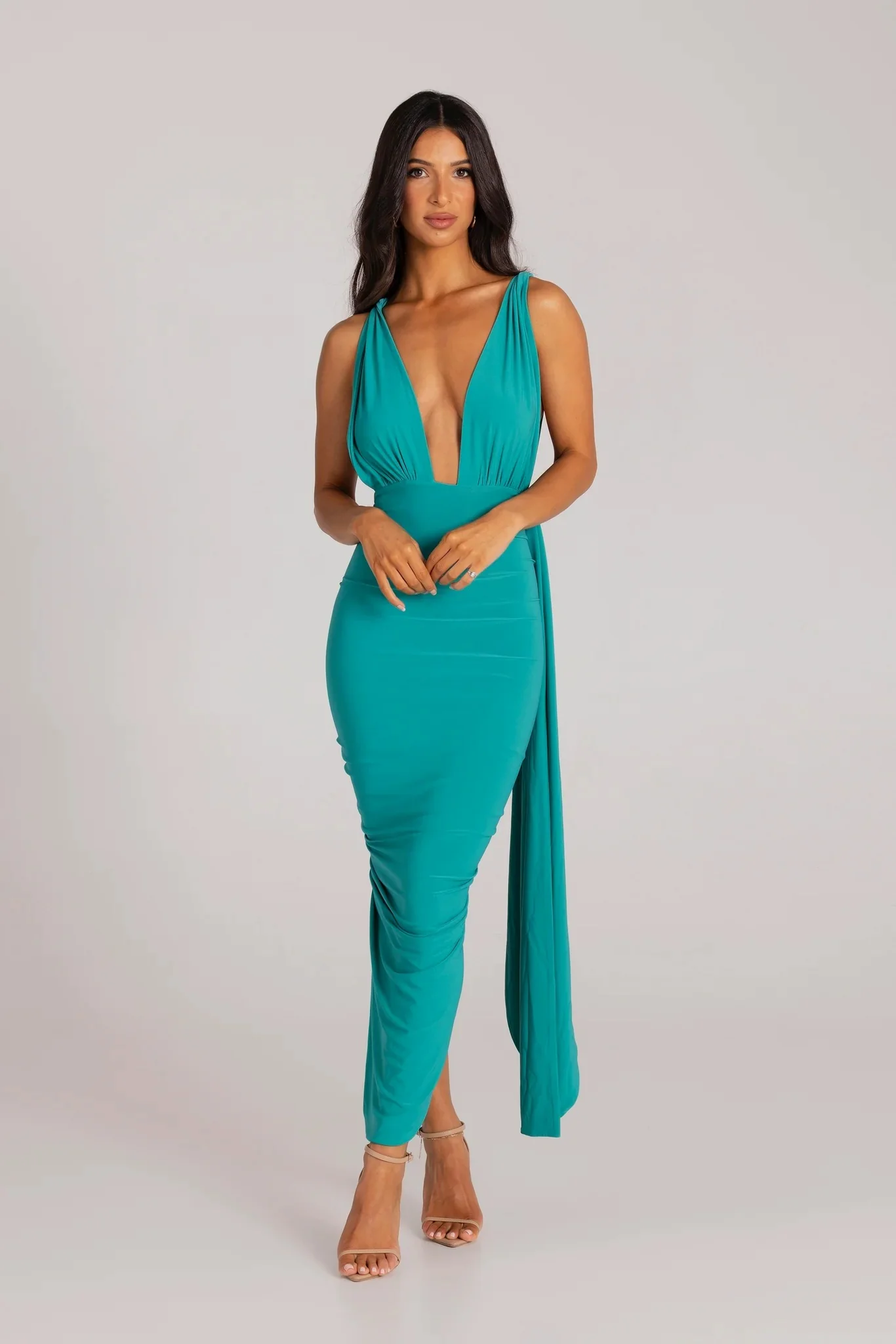 Melrose Multi-Way Dress - Jade - Image 3