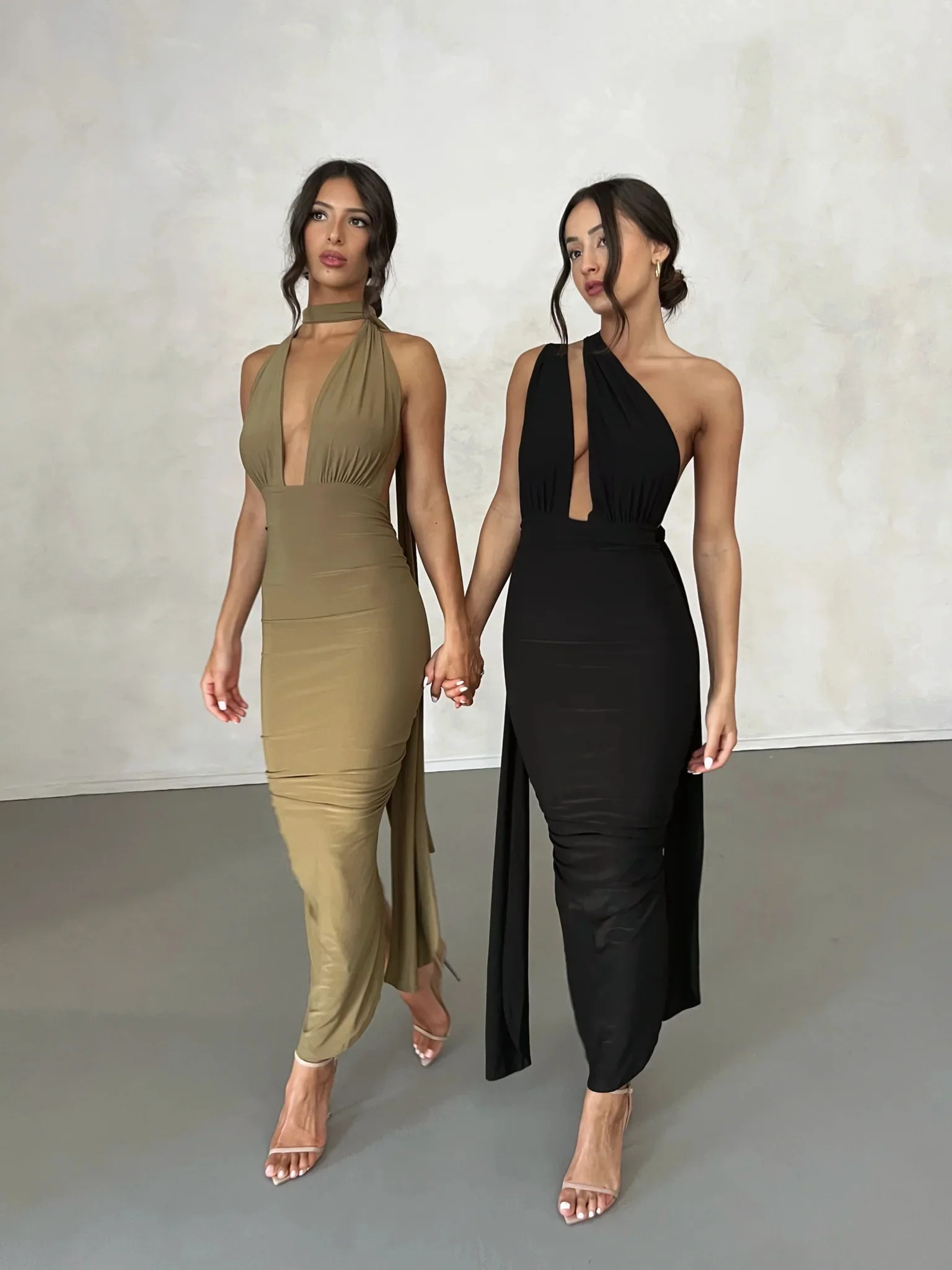 Melrose Multi-Way Dress - Khaki - Image 5
