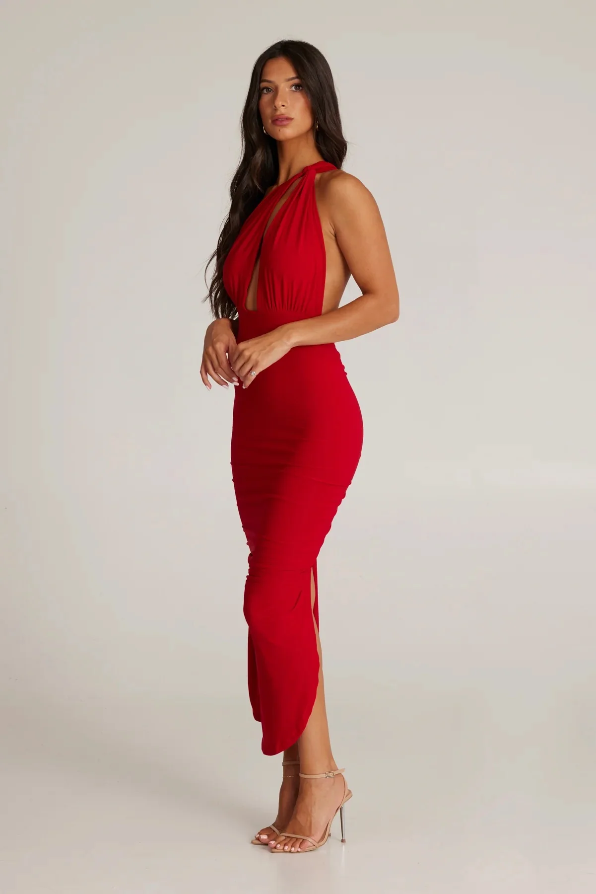 Melrose Multi-Way Dress - Red - Image 2