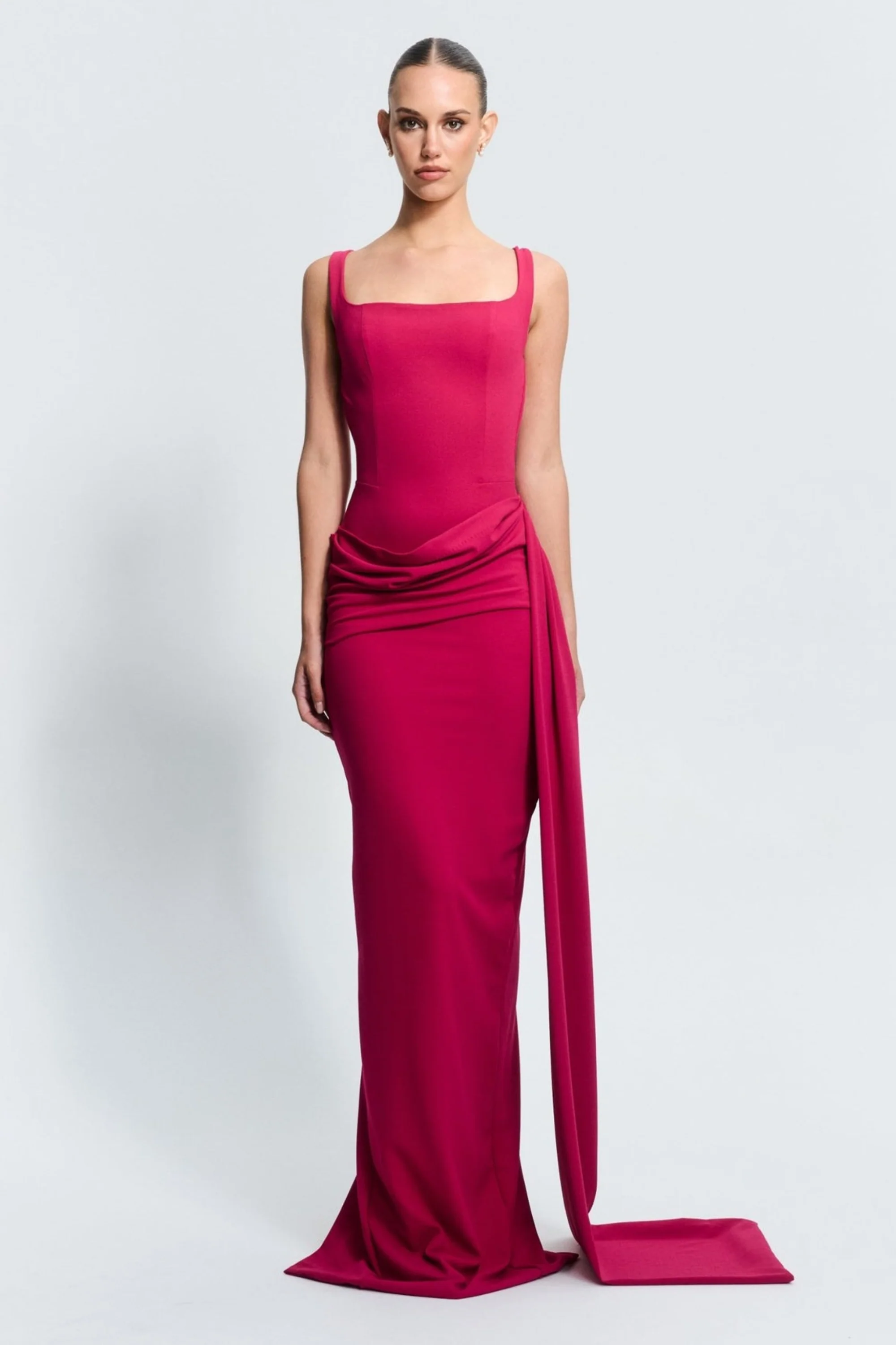 Merle Gown - Raspberry