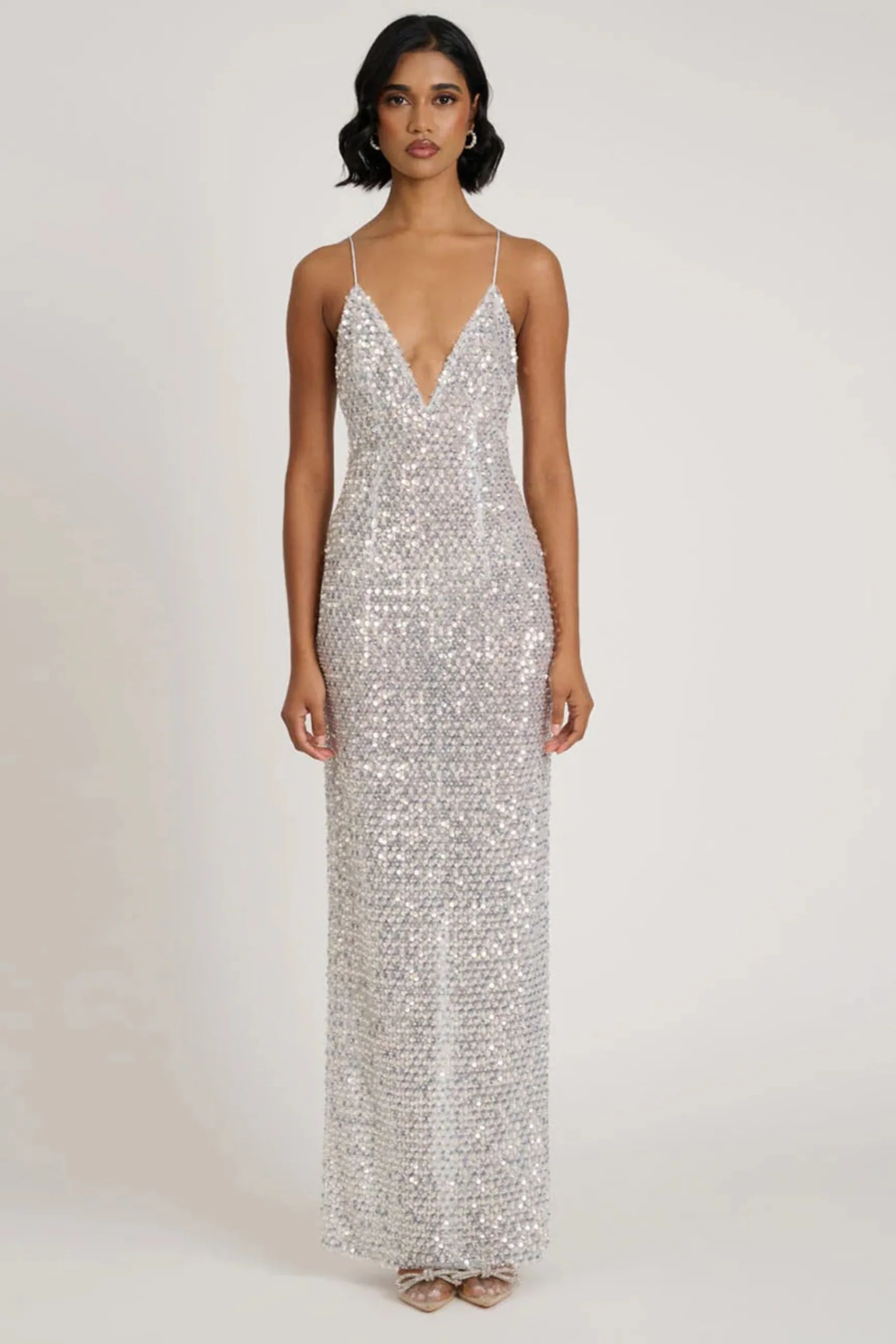 Mevia Gown - Silver
