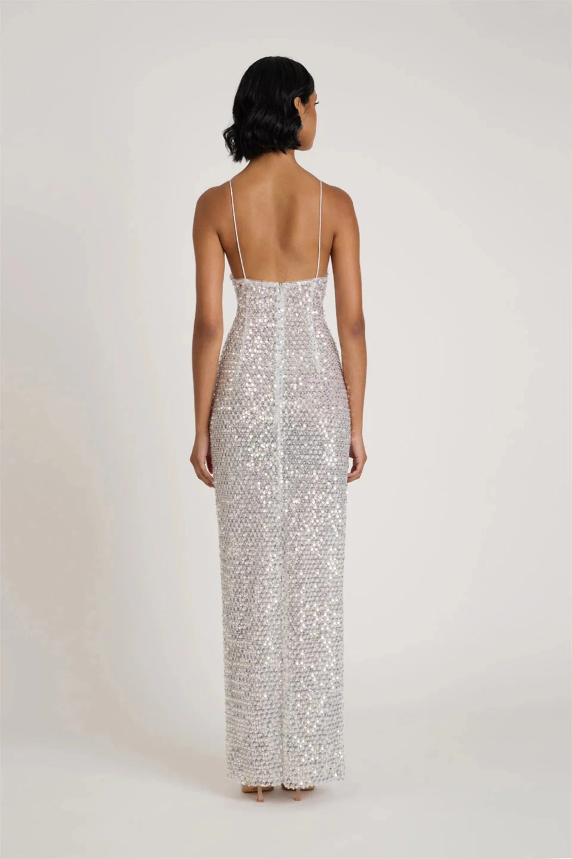 Mevia Gown - Silver - Image 2