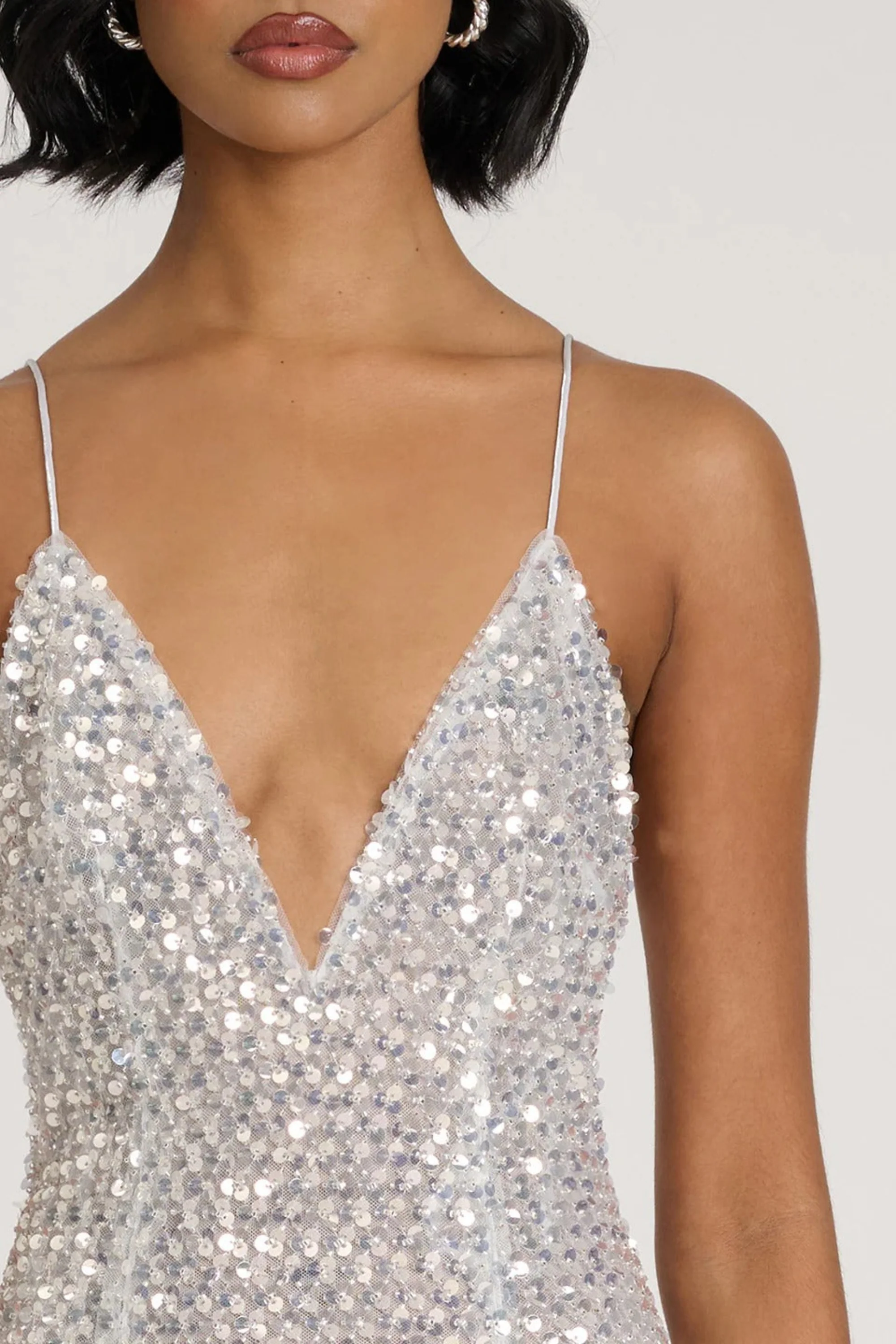 Mevia Gown - Silver - Image 7
