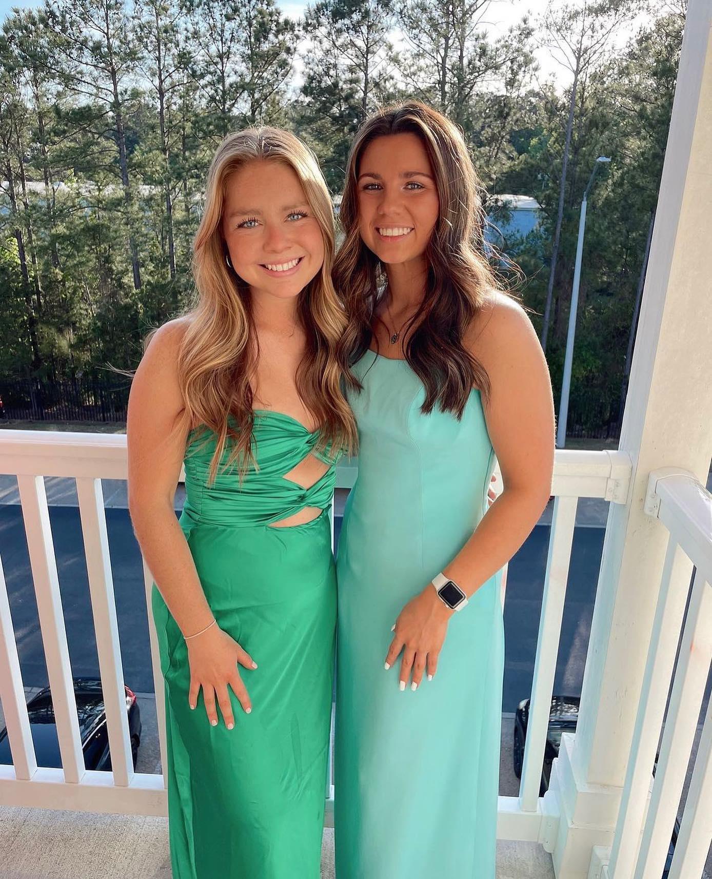 Micha Slip Dress - Emerald - Image 9