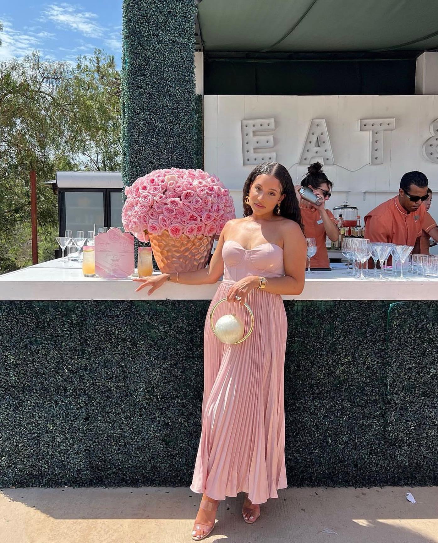 Milan Dress - Blush - Image 3