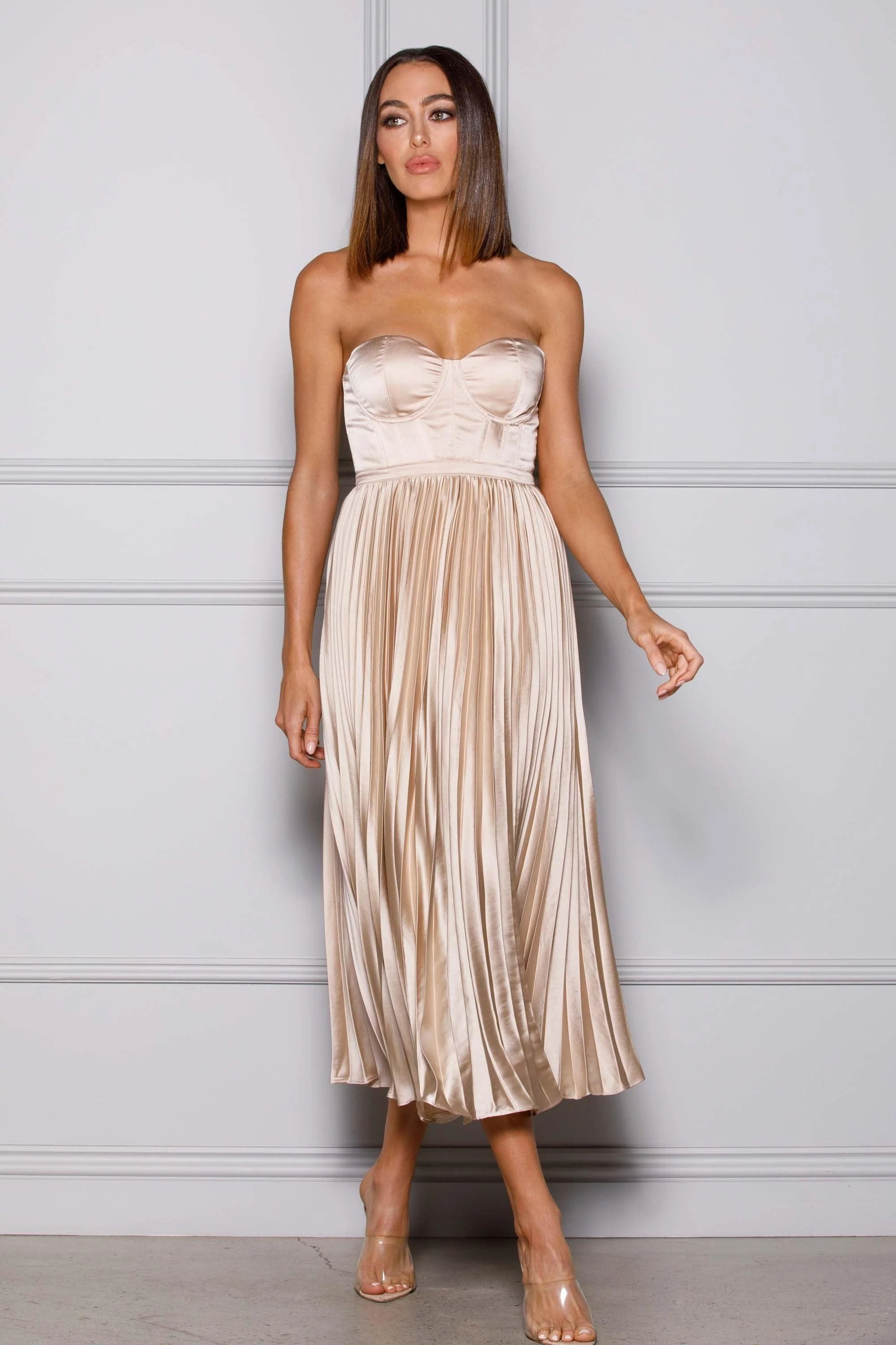 Milan Dress - Champagne - Image 5