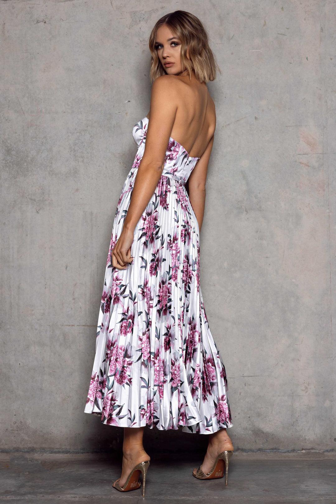 Milan Dress - Pink Floral - Image 2