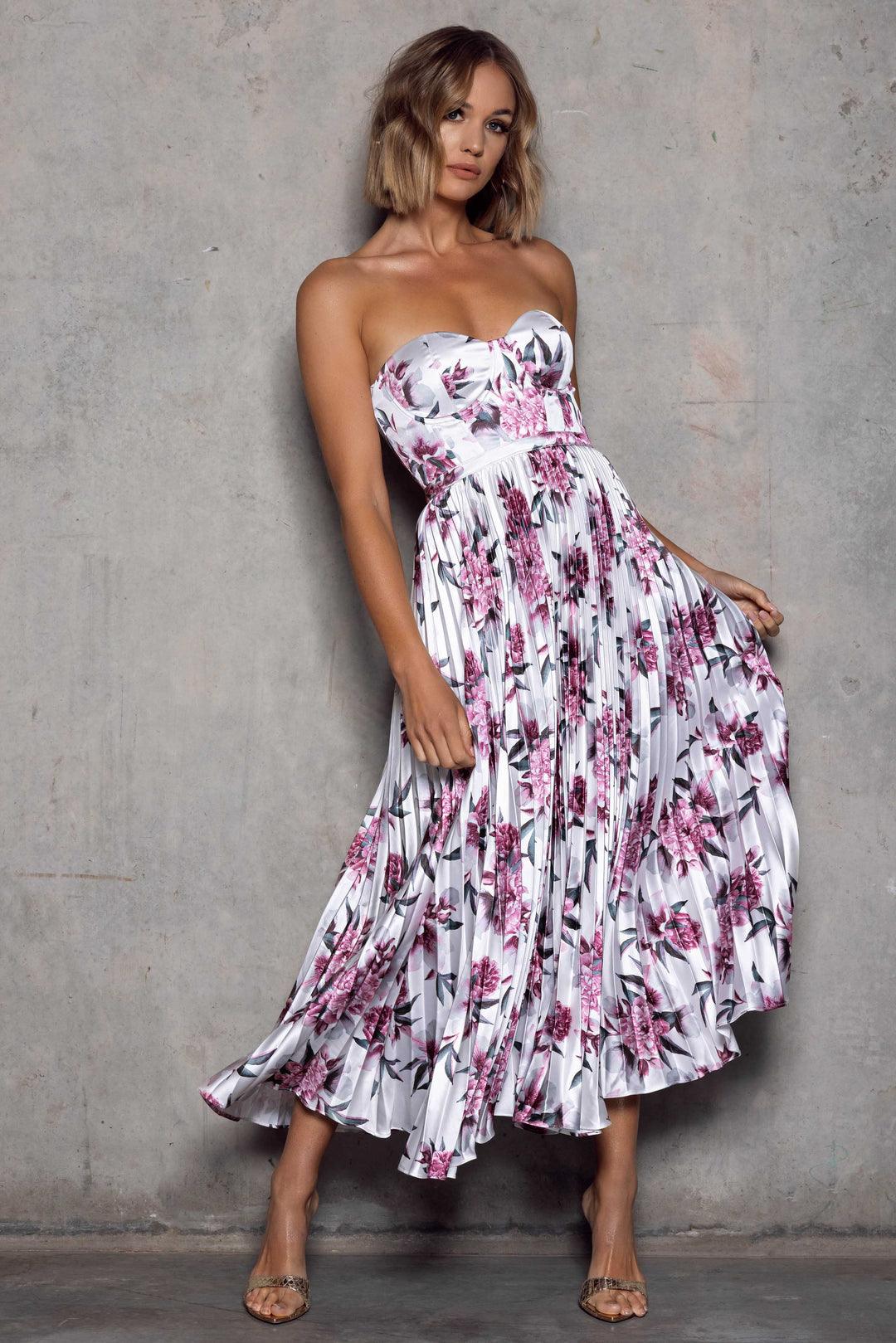 Milan Dress - Pink Floral - Image 3