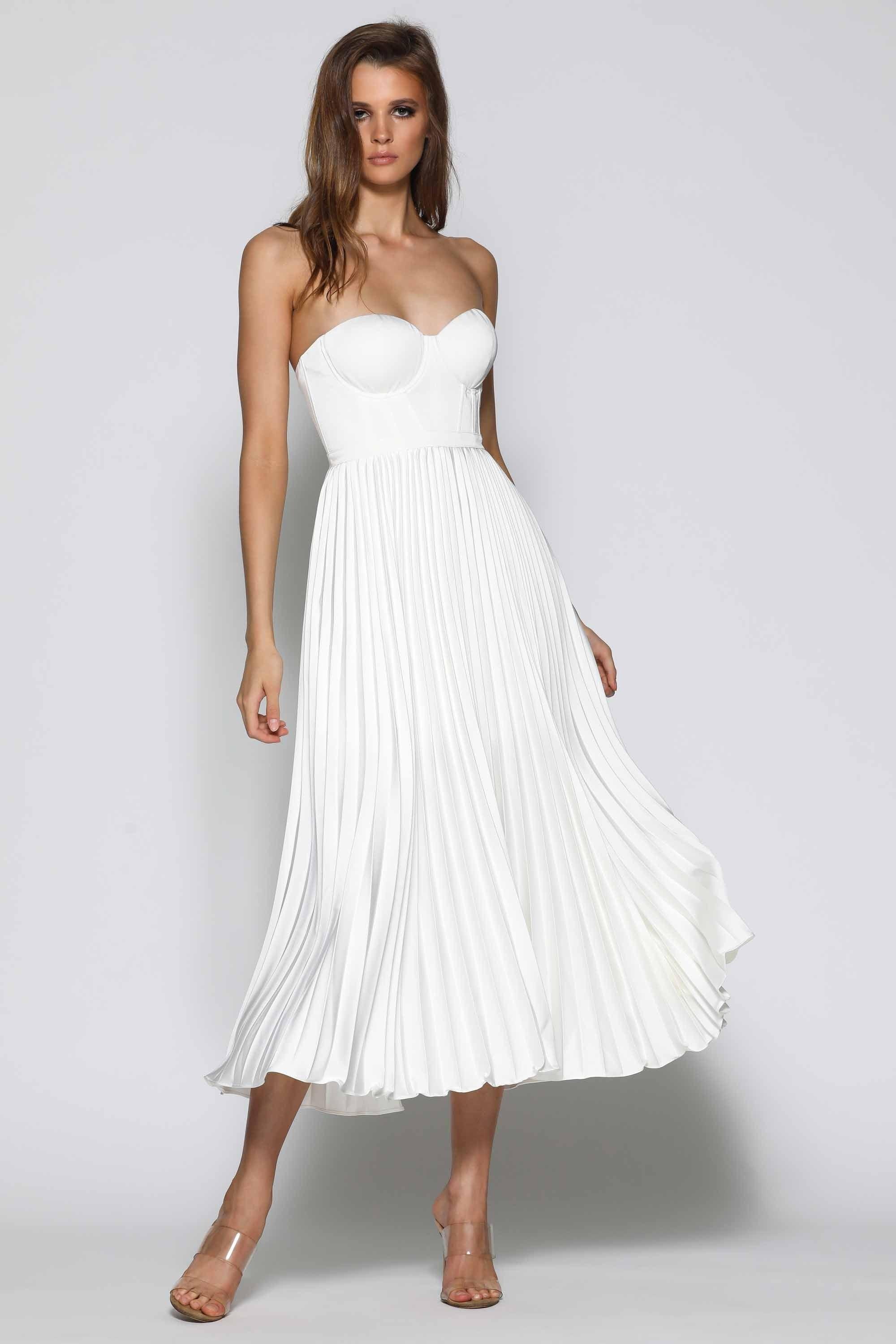 Milan Dress - White - Image 4