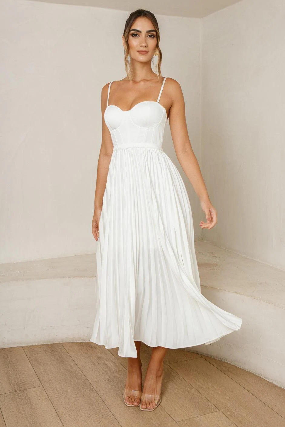 Milan Dress - White - Image 9