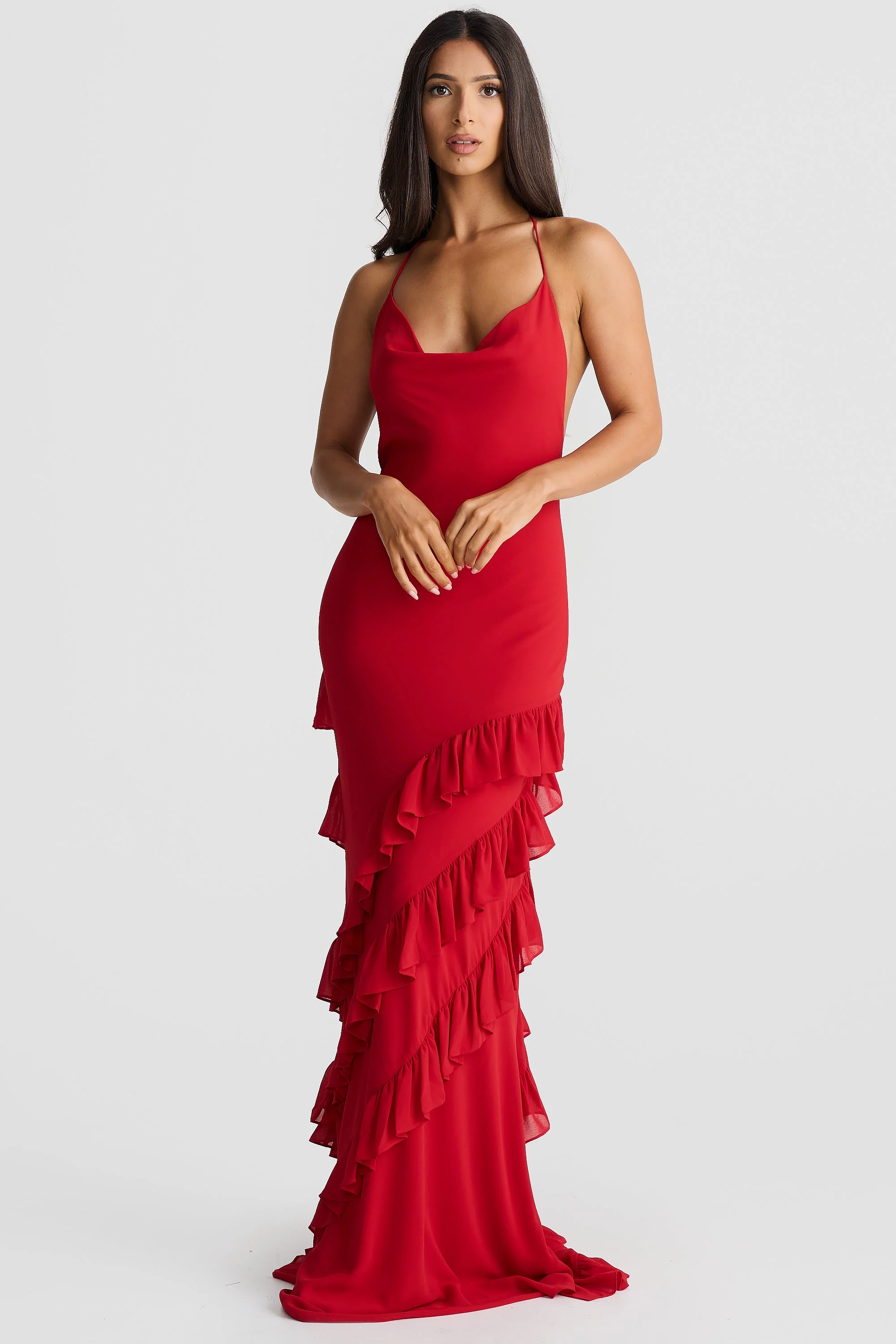 Milana Dress - Red - Image 2