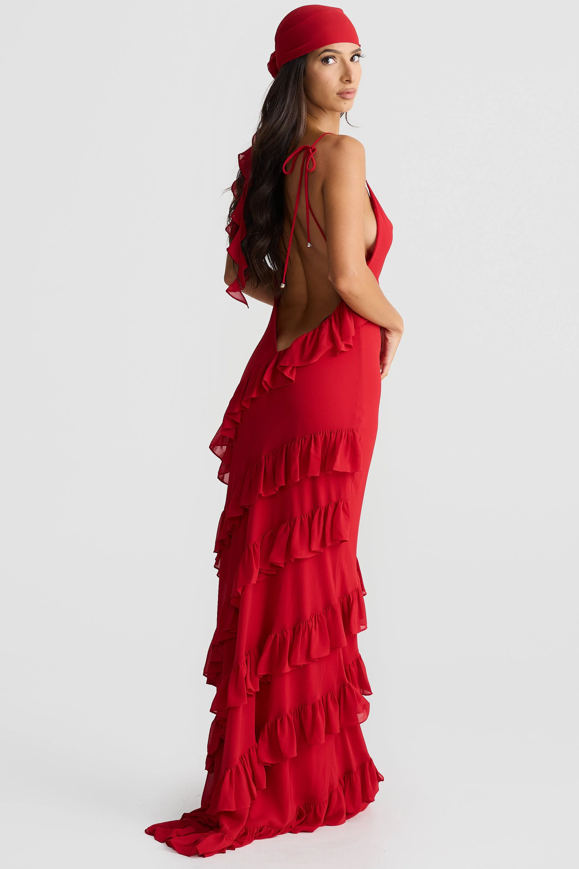 Milana Dress - Red - Image 3