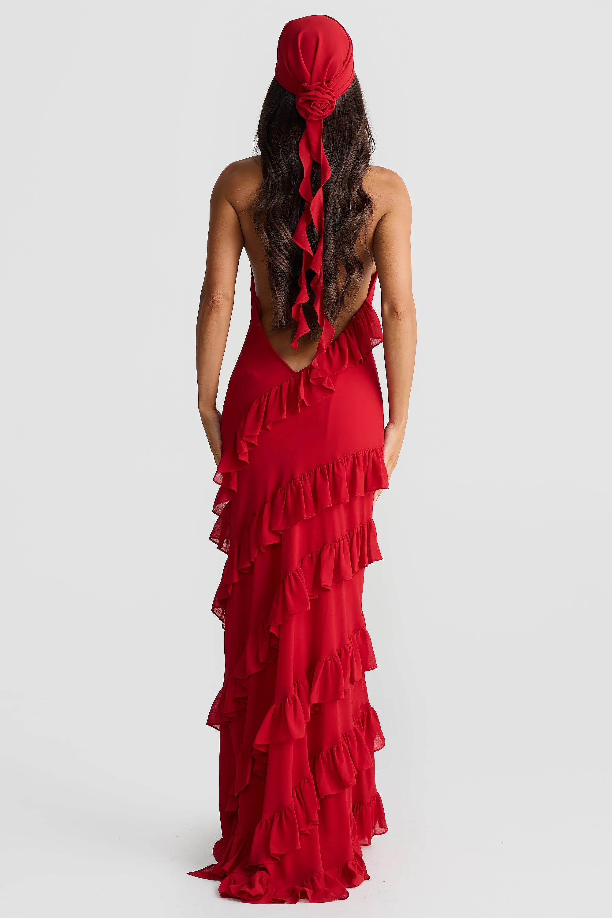 Milana Dress - Red - Image 4