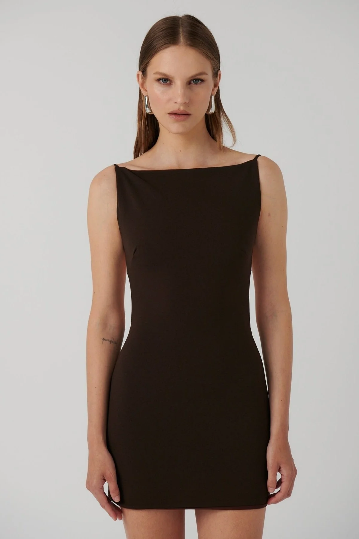 Millie Dress - Coffee - Image 3