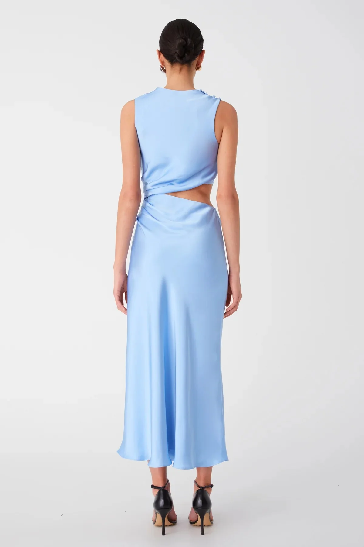 Misha Amadeus Midi Dress - Hydrangea Blue - Image 2