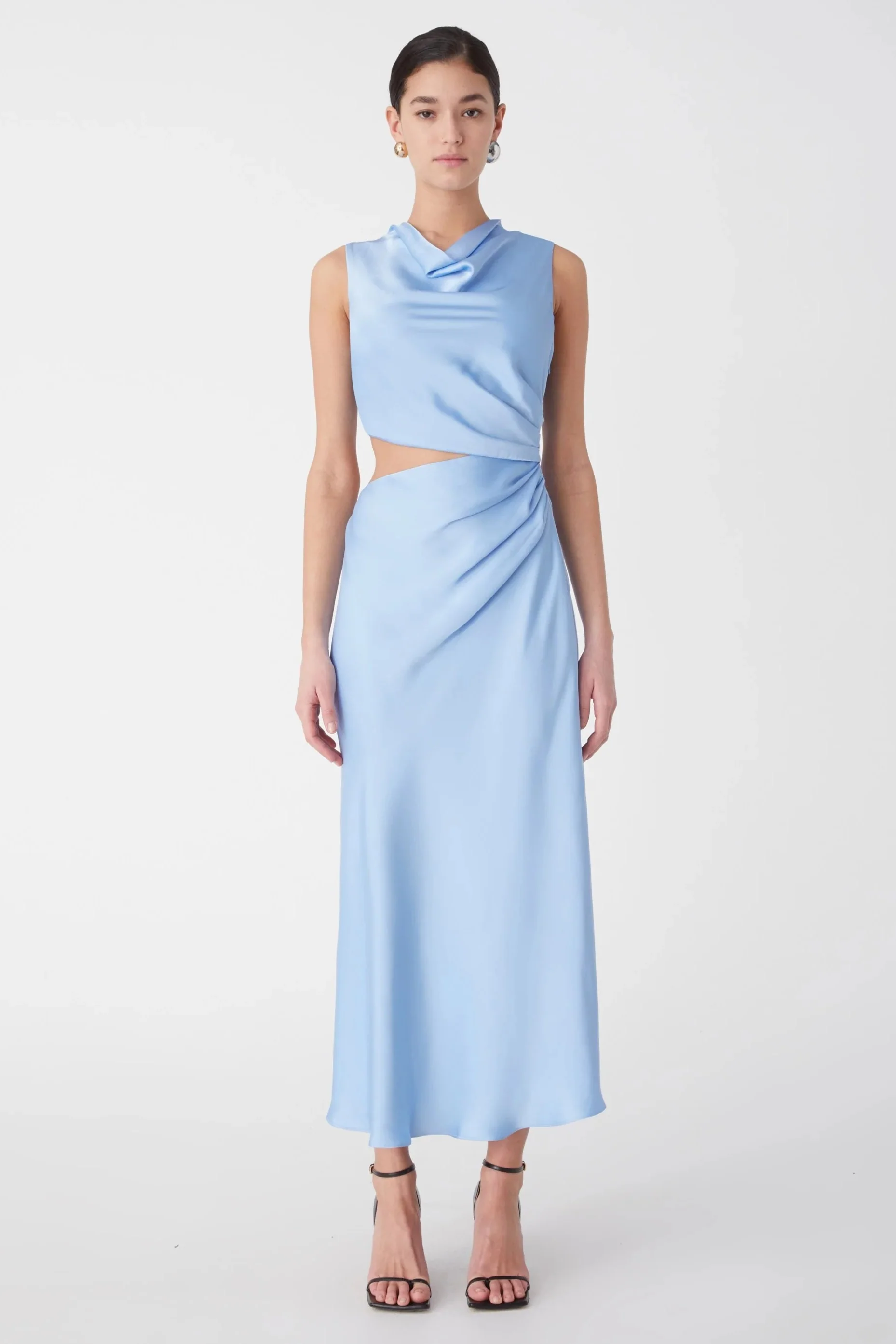 Misha Amadeus Midi Dress - Hydrangea Blue - Image 4