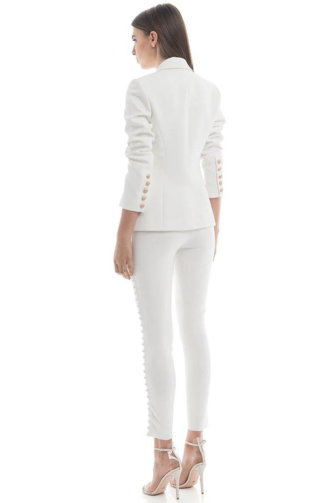 Misha Collection Leona Blazer - Ivory - Image 5