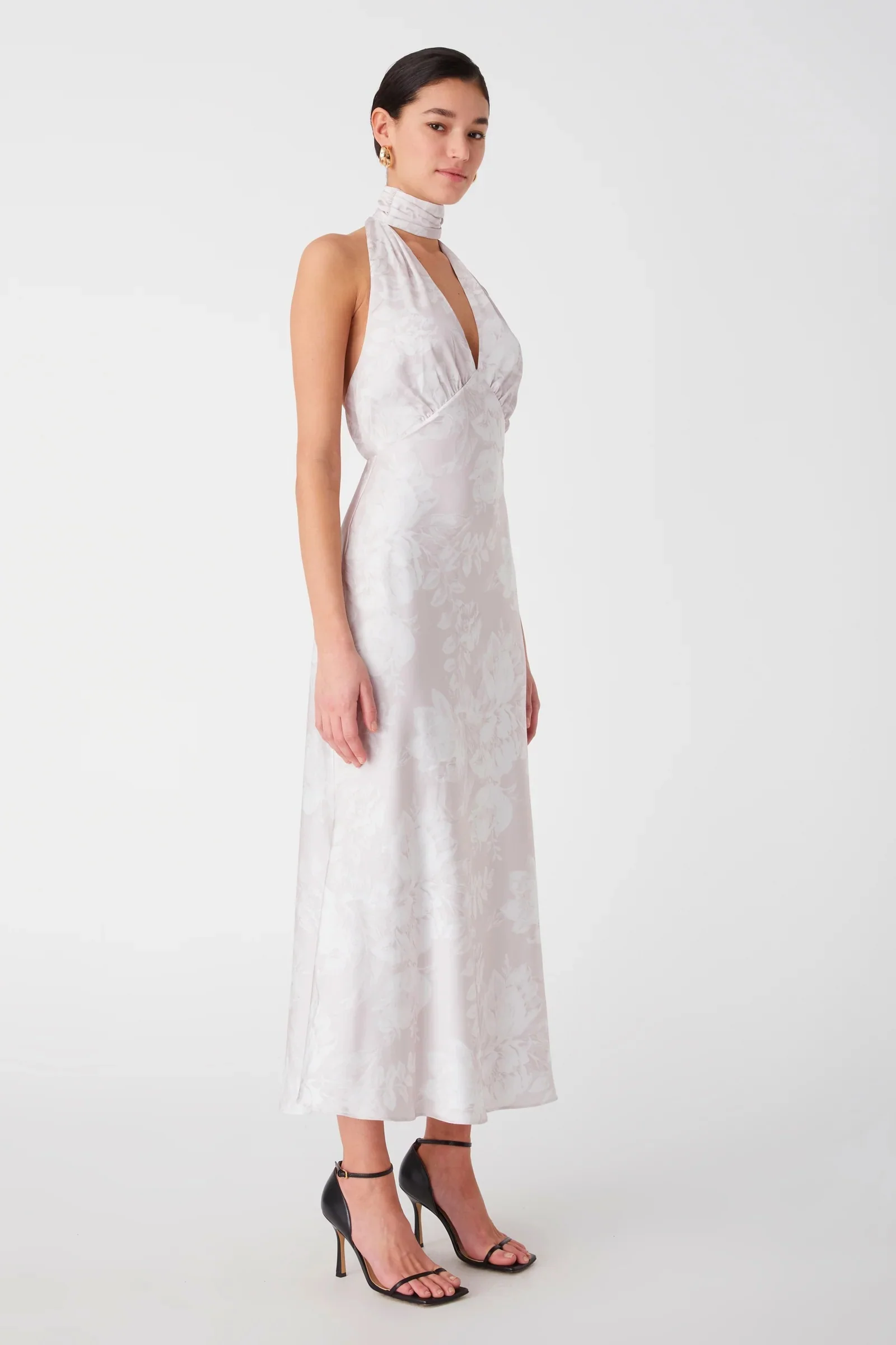 Misha Federica Midi Dress - Birch - Image 3